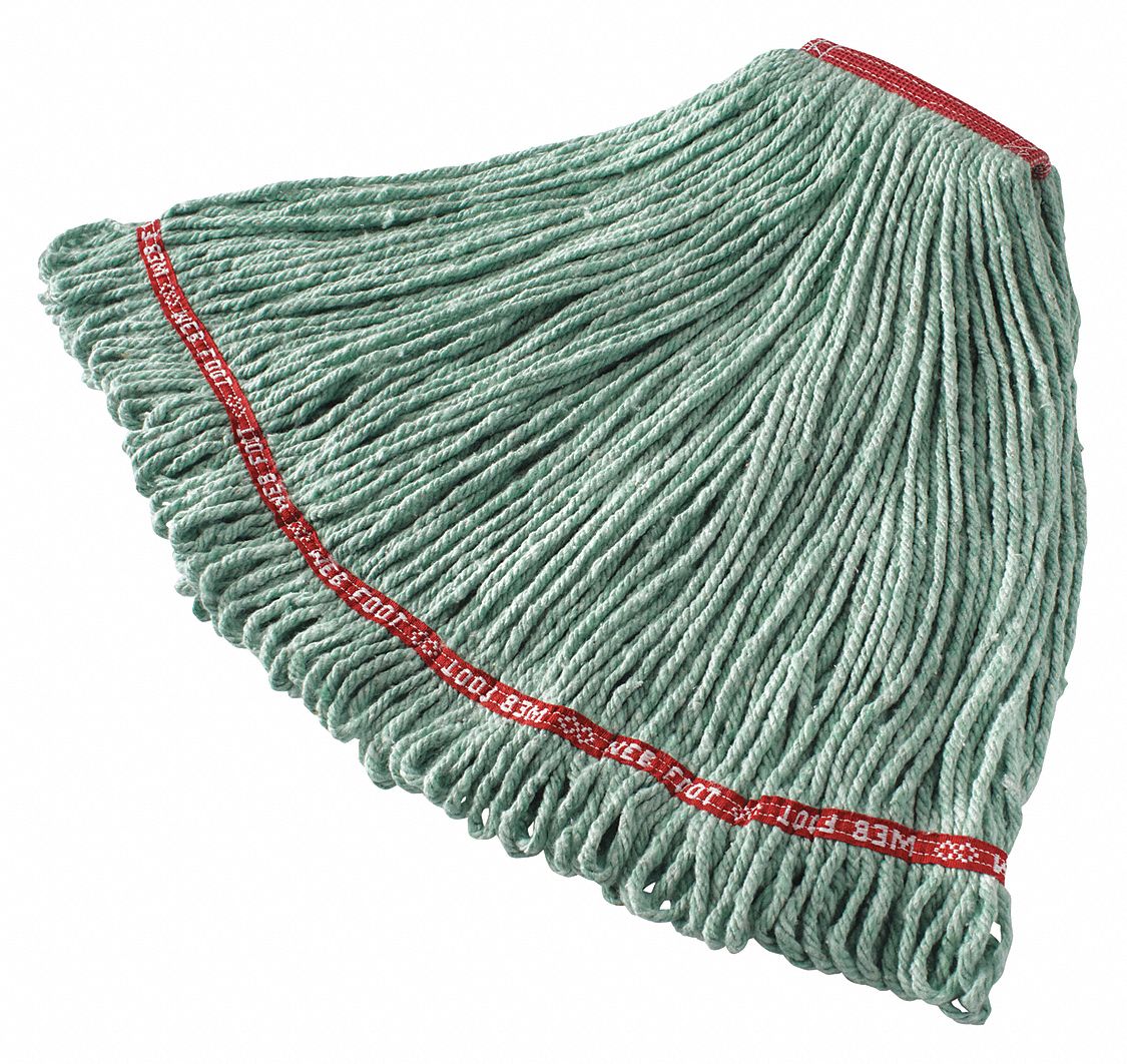 RUBBERMAID COMMERCIAL PRODUCTS, String Mop, Launderable, Wet Mop