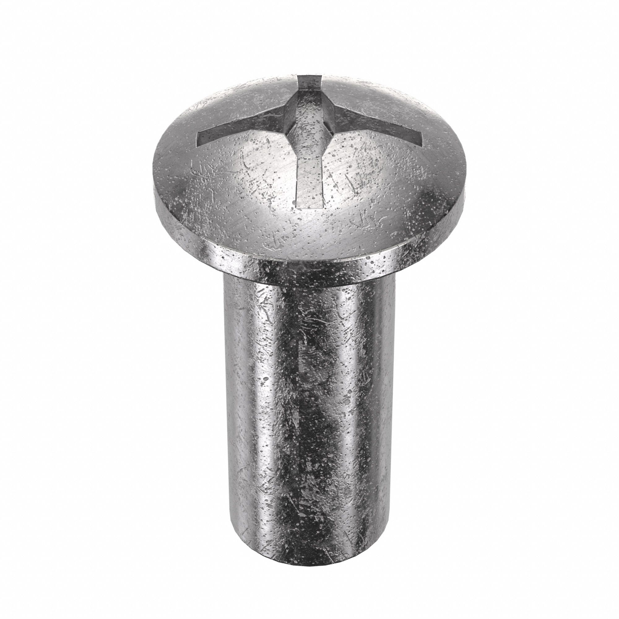 BARREL BOLT, #10-24 THREAD, ⅝ IN BARREL L, ¼ IN BARREL DIA, 18-8 SS, PLAIN FINISH, 5 PK