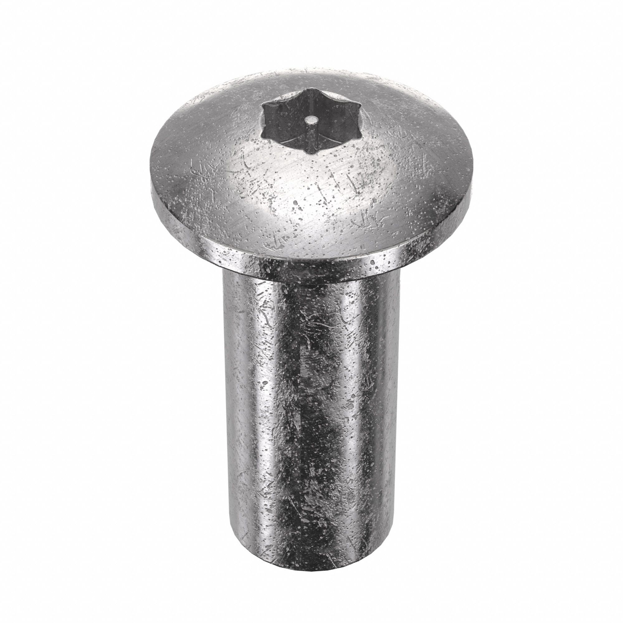 BARREL BOLT, #10-24 THREAD SIZE, ⅝ IN BARREL L, ¼ IN BARREL DIA, 18-8 STAINLESS STEEL, PLAIN