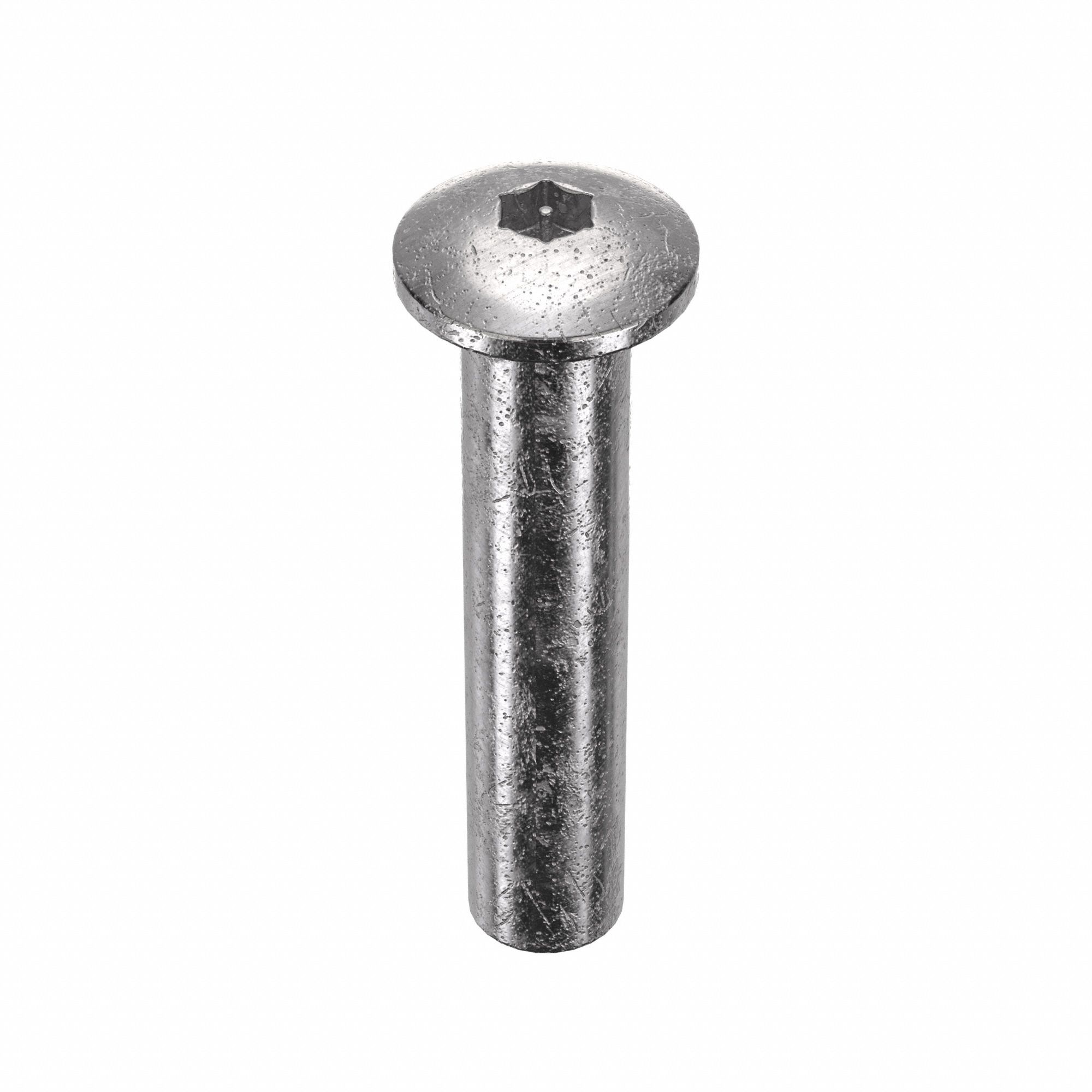 BARREL BOLT, #10-24 THREAD SIZE, 1¼ IN BARREL L, ¼ IN BARREL DIA, 18-8 STAINLESS STEEL, PLAIN