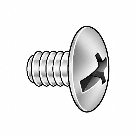 GRAINGER APPROVED Binding Barrel Bolt Screw 5/16"18 Thread Size, 316