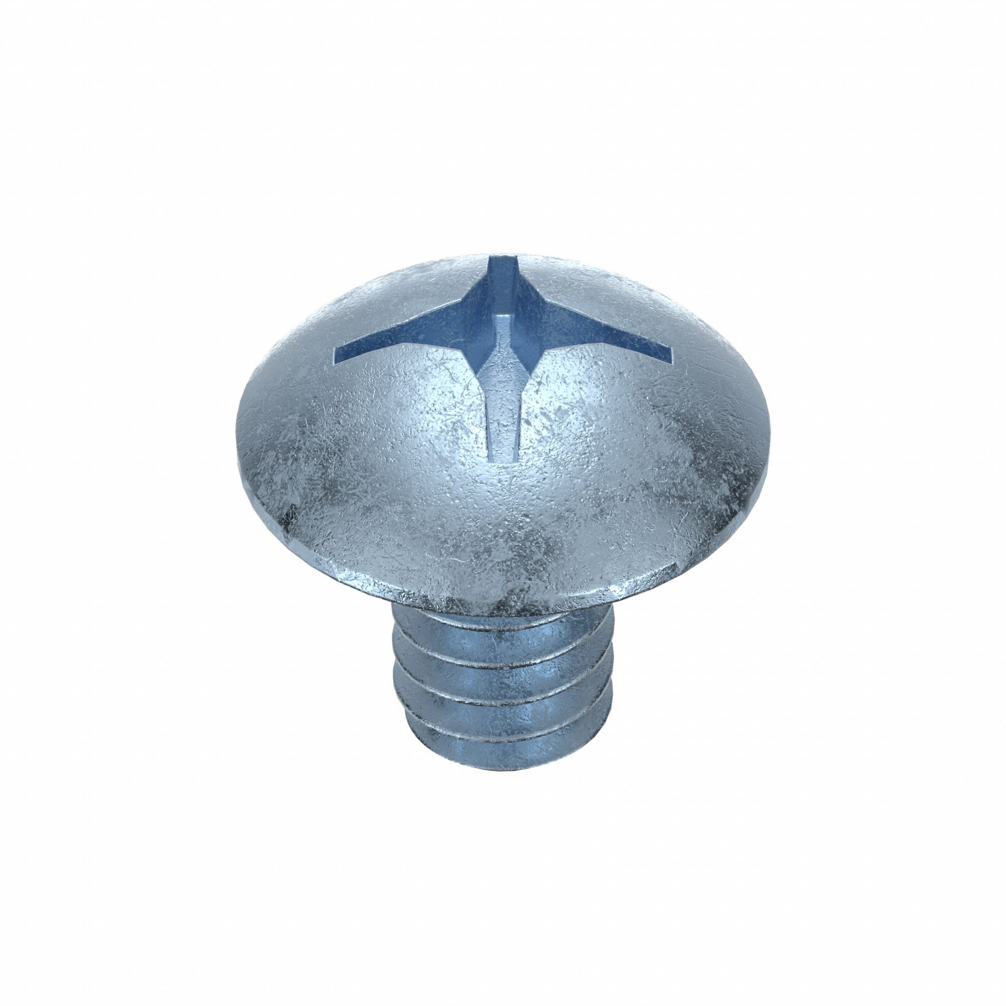 Binding Post Screw: #10-24 Thread Size, Truss Head, Combo Slotted/Phillips Drv, Steel, 25 PK