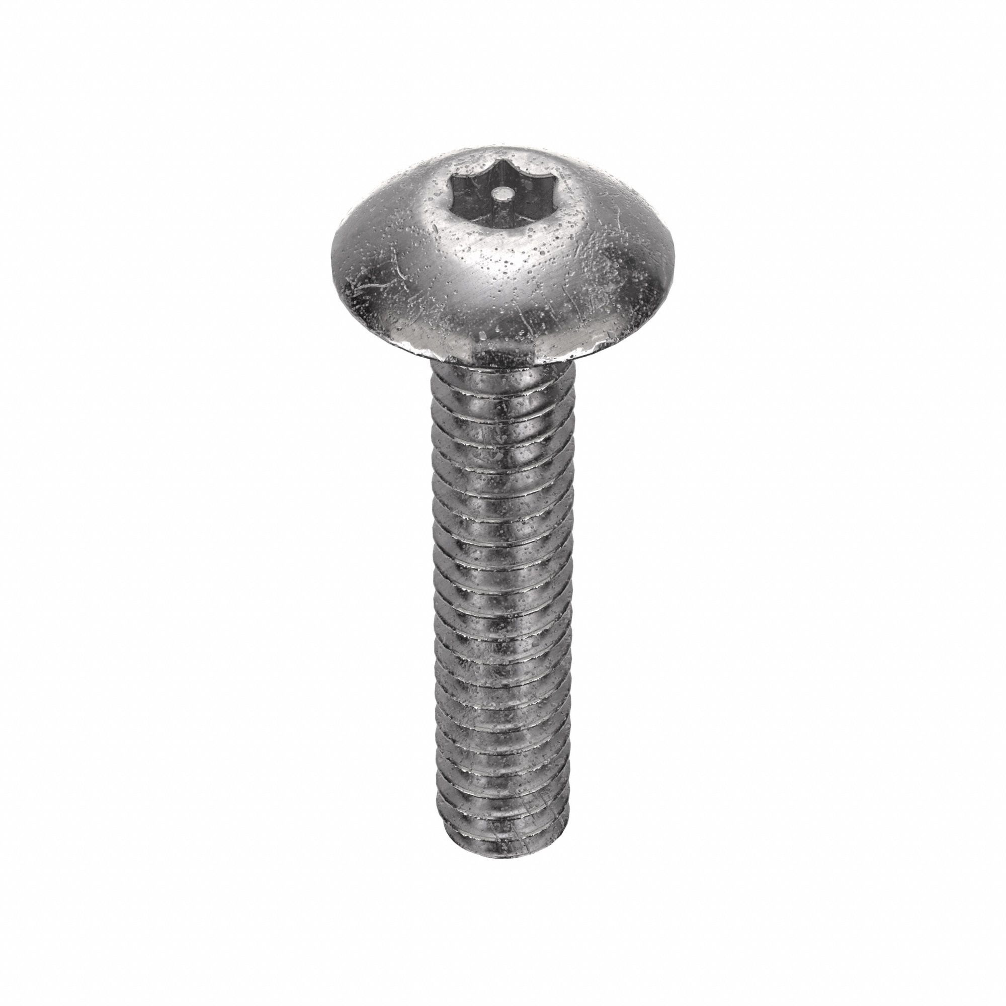 BINDING BARREL BOLT SCREW, #10-24 THREAD SIZE, 18-8 SS, PLAIN FINISH, TRUSS SCREW HEAD