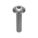 BINDING BARREL BOLT SCREW, #10-24 THREAD SIZE, 18-8 SS, PLAIN FINISH, TRUSS SCREW HEAD