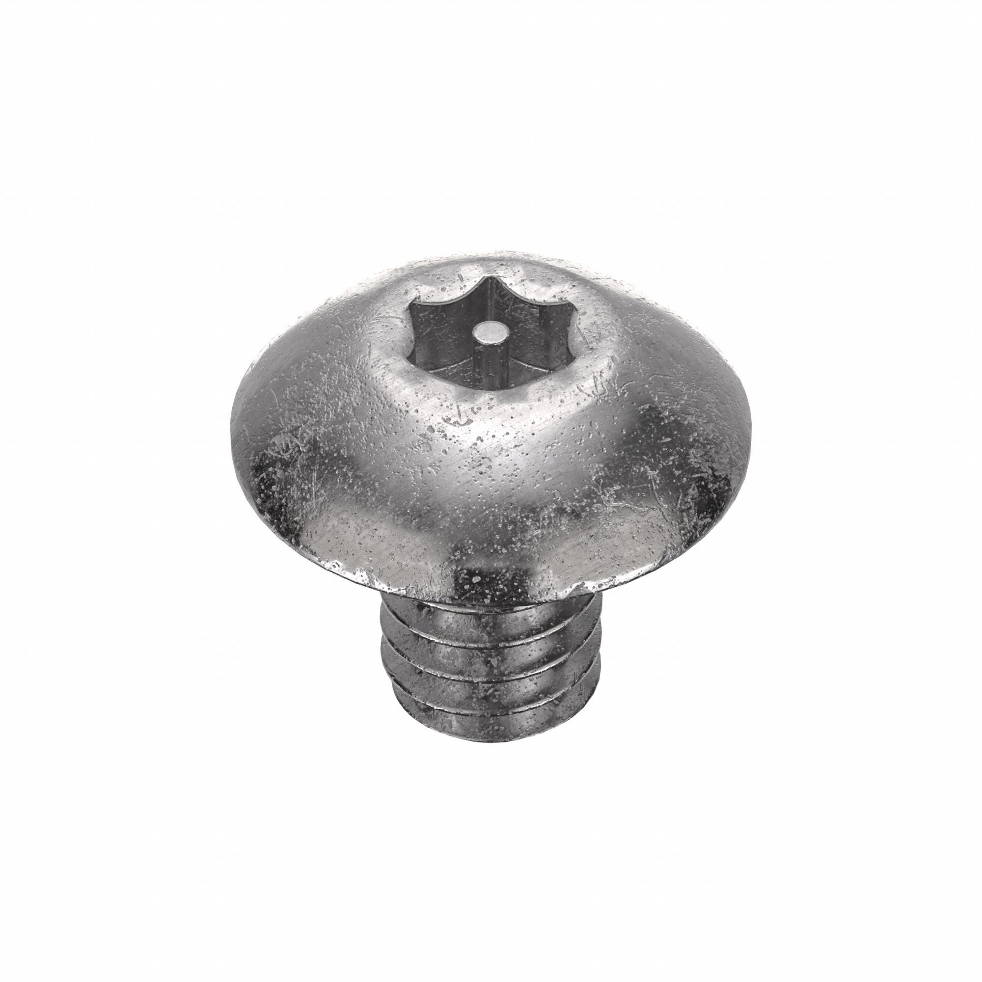 BINDING BARREL BOLT SCREW, ¼"-20 THREAD SIZE, 18-8 SS, PLAIN FINISH, TRUSS SCREW HEAD