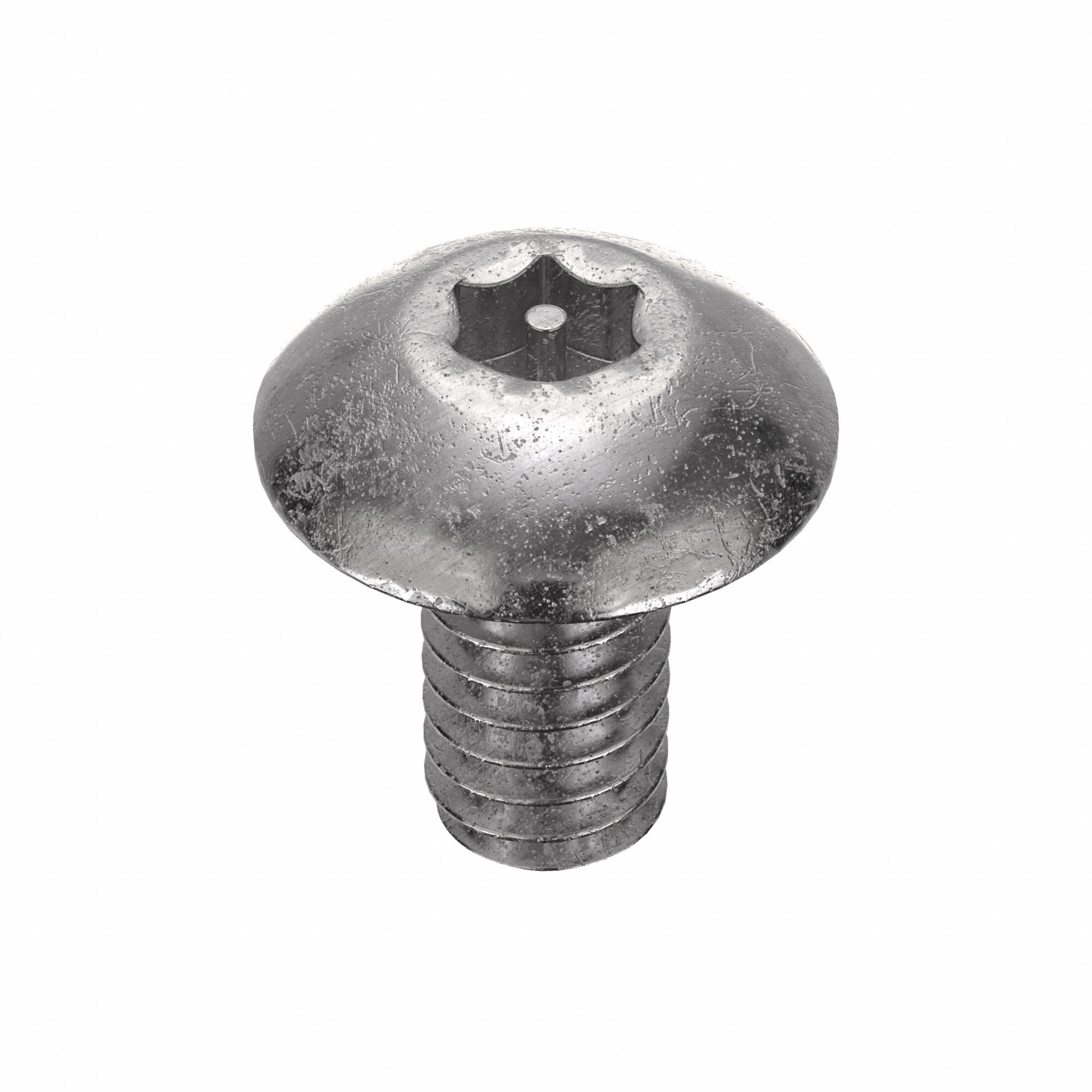 BINDING BARREL BOLT SCREW, ¼"-20 THREAD SIZE, 18-8 SS, PLAIN FINISH, TRUSS SCREW HEAD