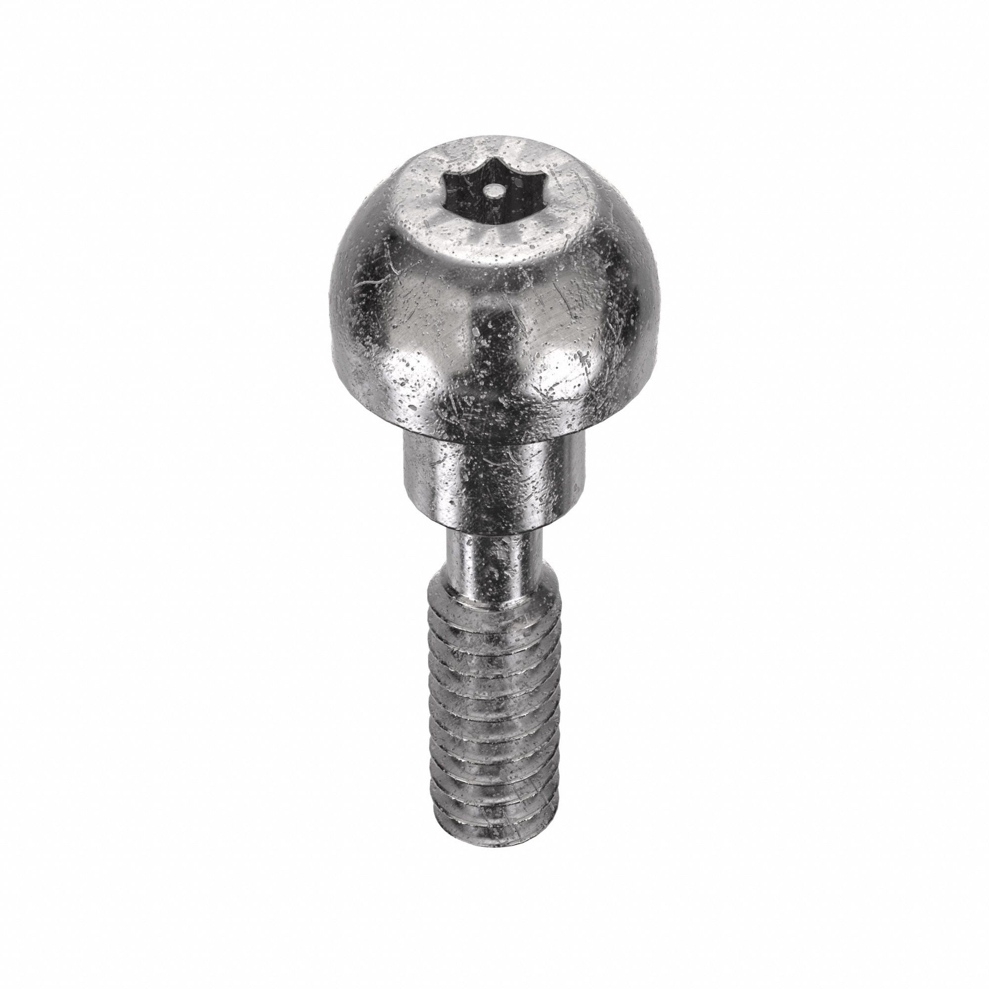 SHOULDER SCREW, TAMPER-RESISTANT, #10-24 THREAD, ⅝ IN THR L, ¼ IN SHOULDER L, TRUSS, PLAIN