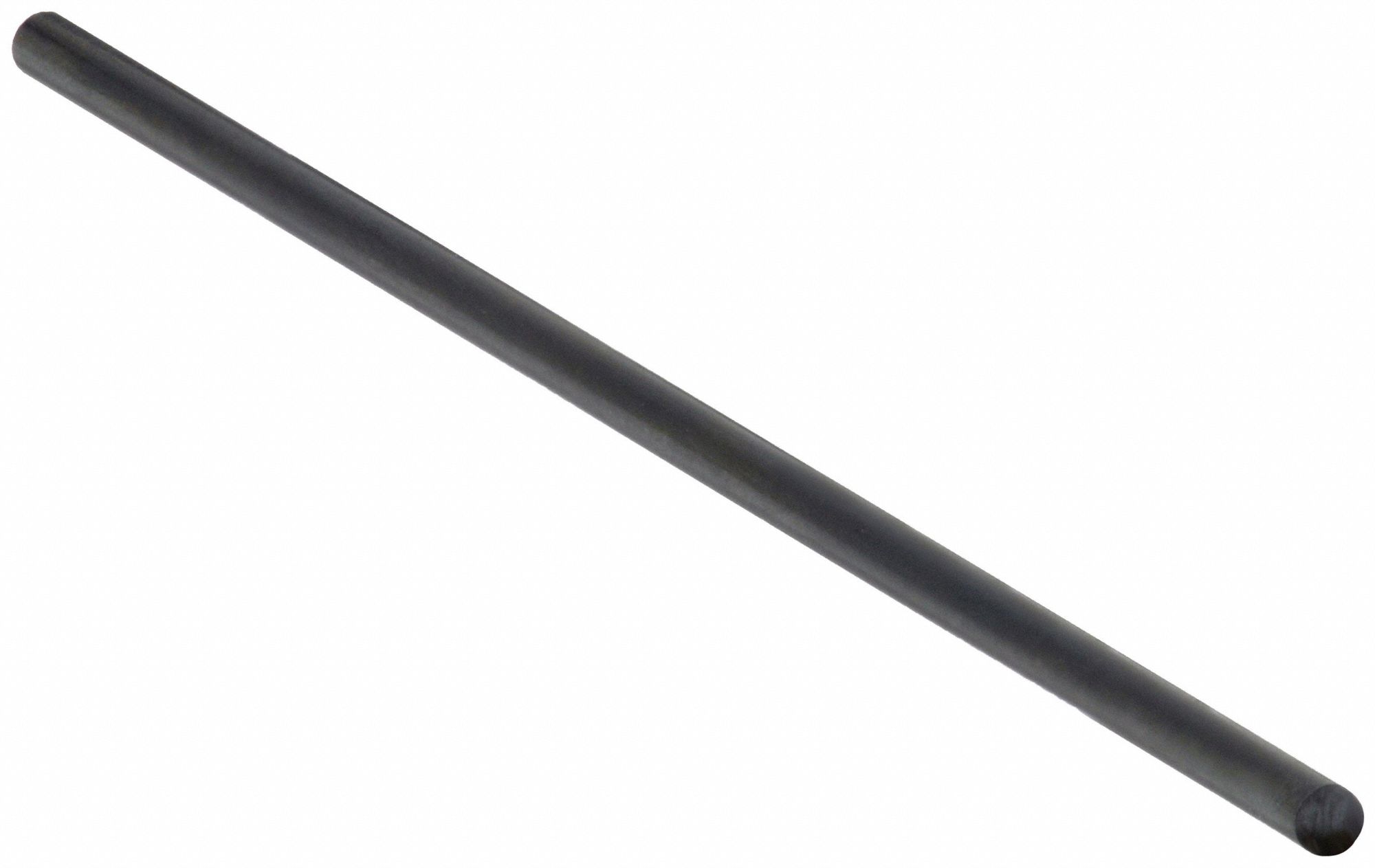 Class ZZ Go Pin Gauge: 0.0540 in Dia, 0.00020 in Tolerance, Steel, Black Oxide