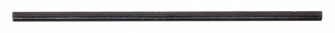 Class ZZ Go Pin Gauge: 0.0550 in Dia, 0.00020 in Tolerance, Steel, Black Oxide