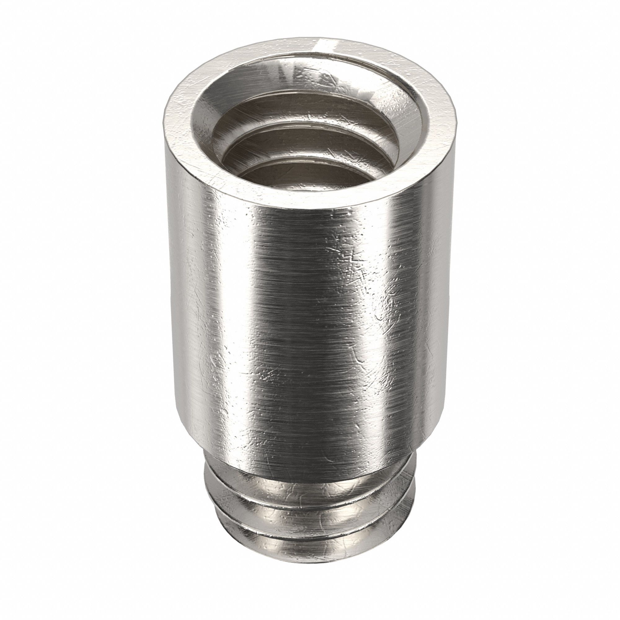 BINDING BARREL EXTENSION, #8-32 THREAD SIZE, ¼ IN BARREL L, ALUMINUM, PLAIN FINISH, 50 PK