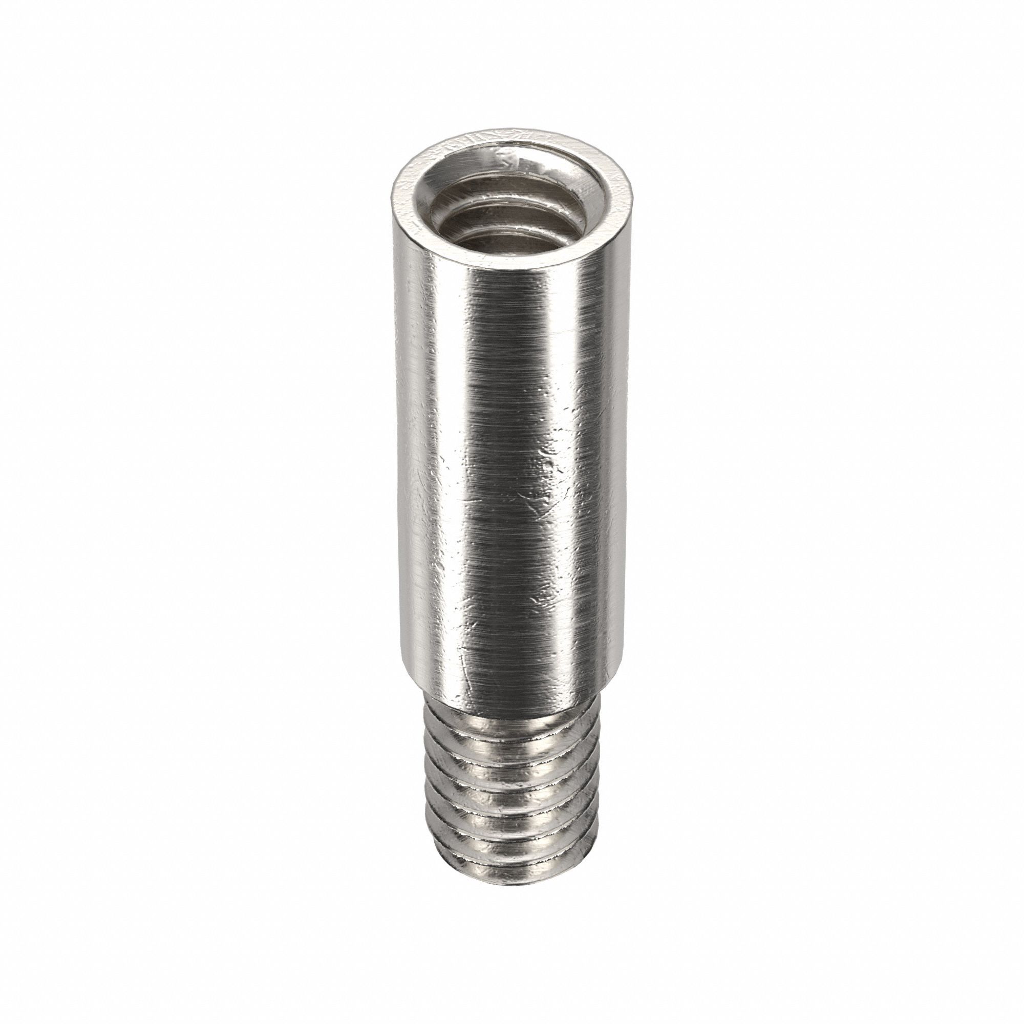 BINDING BARREL EXTENSION, #8-32 THREAD SIZE, ½ IN BARREL L, ALUMINUM, PLAIN FINISH, 50 PK