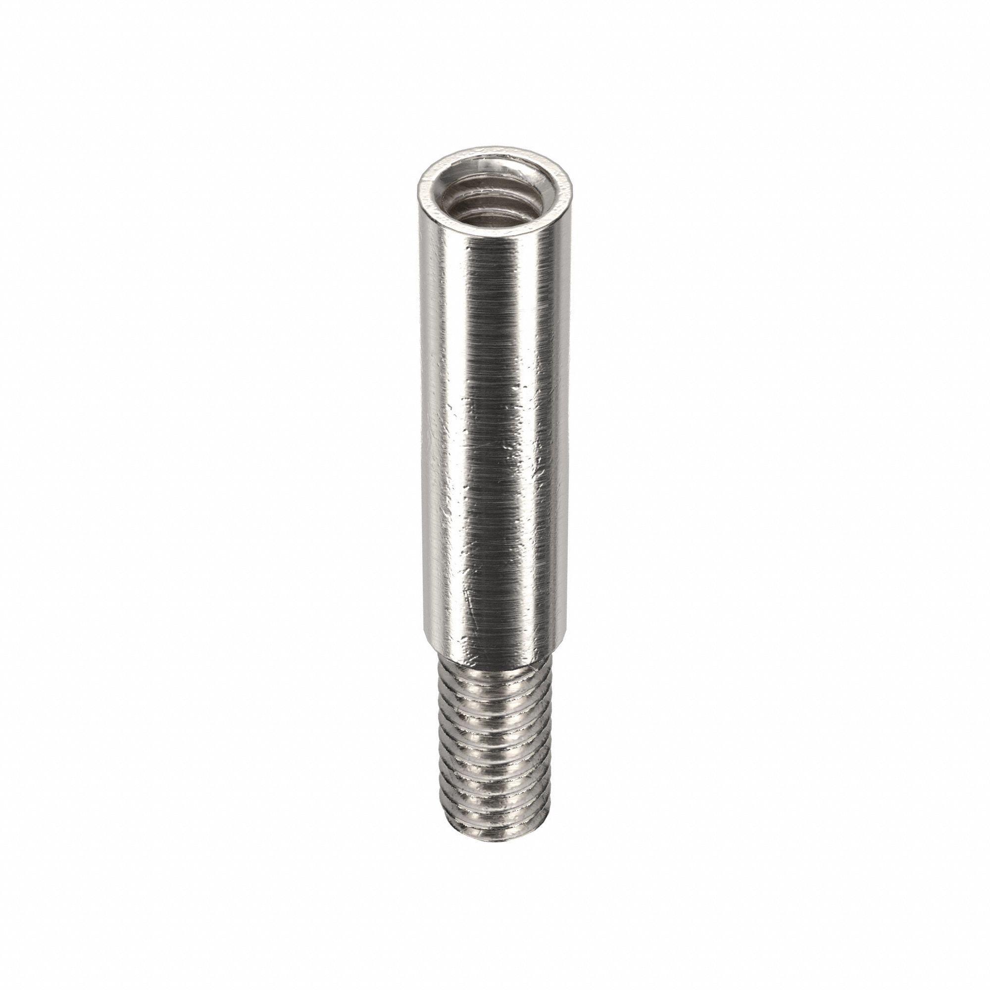 BINDING BARREL EXTENSION, #8-32 THREAD SIZE, ¾ IN BARREL L, ALUMINUM, PLAIN FINISH, 25 PK