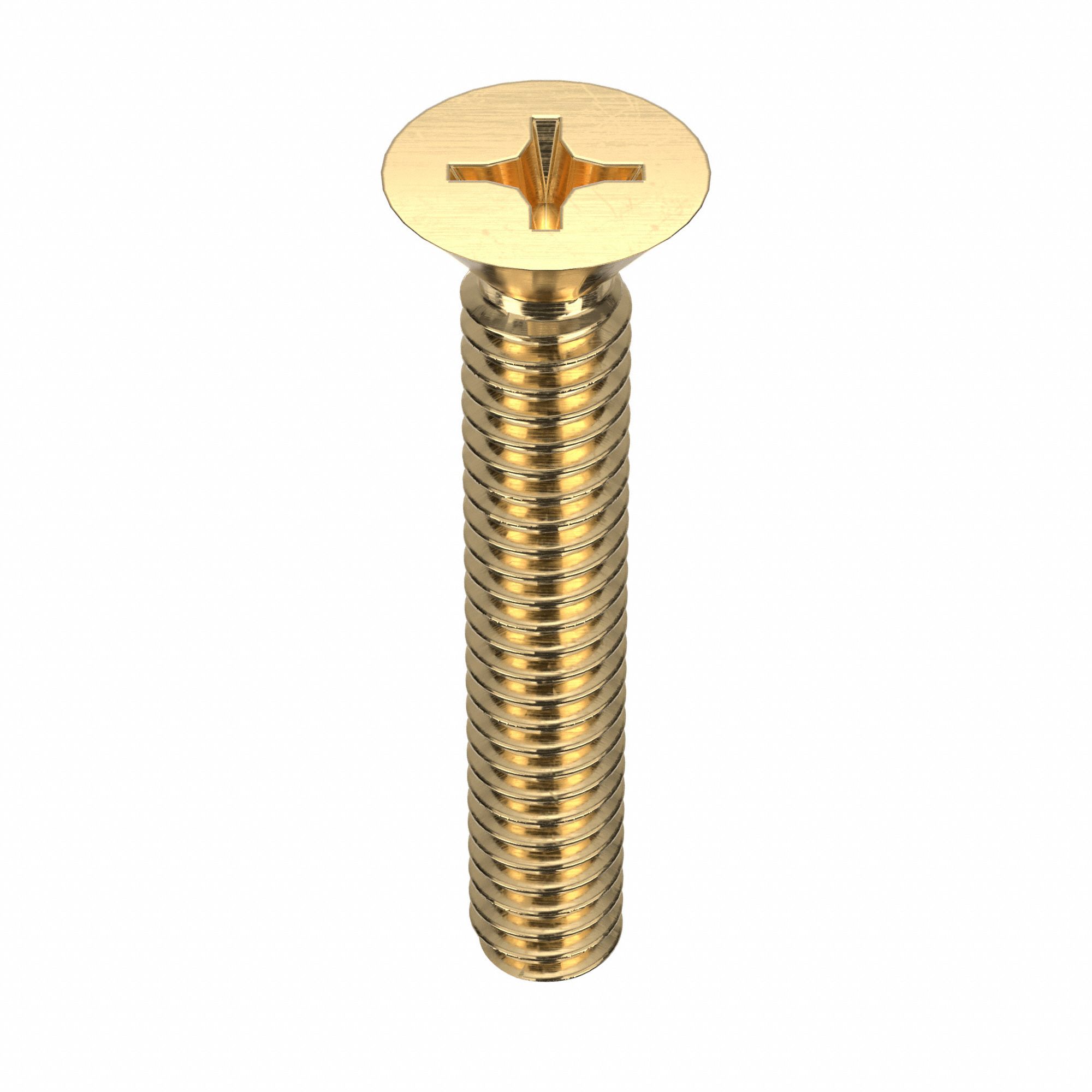 Binding Post Assembly: 1/4"-20 Thread Size, 3/8 in Brl Dia, 3 in Brl Lg, Brass, Plain, Truss Brl Hd
