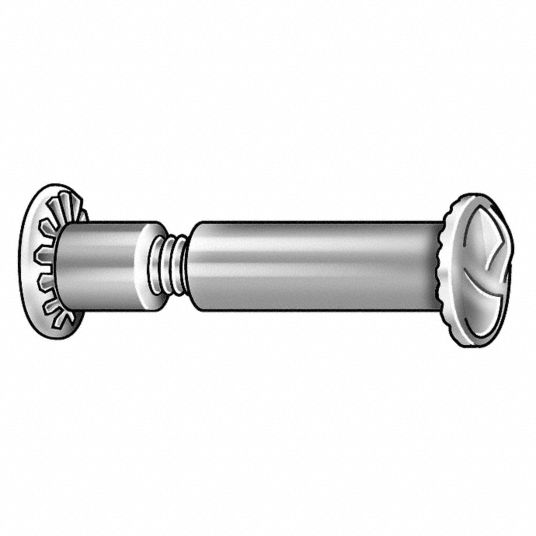 GRAINGER APPROVED Partition Bolt, PK10 5MB855MB85 Grainger