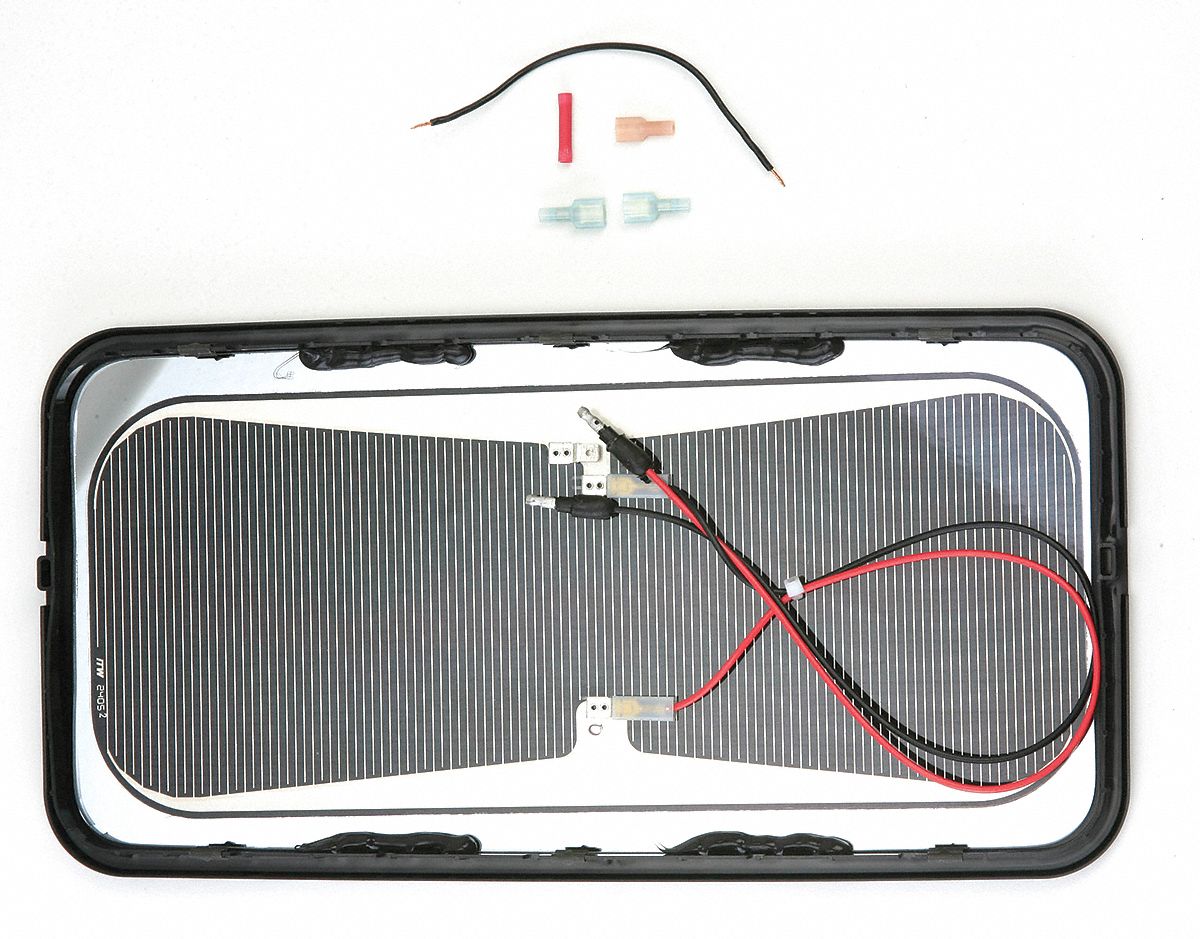 For Rectangular Mirror Shape, Flat, Replacement Heated Glass 5MCZ0