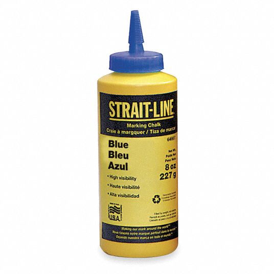 Irwin Strait-Line 8 oz Temporary Marking Chalk White 1 pk - Ace