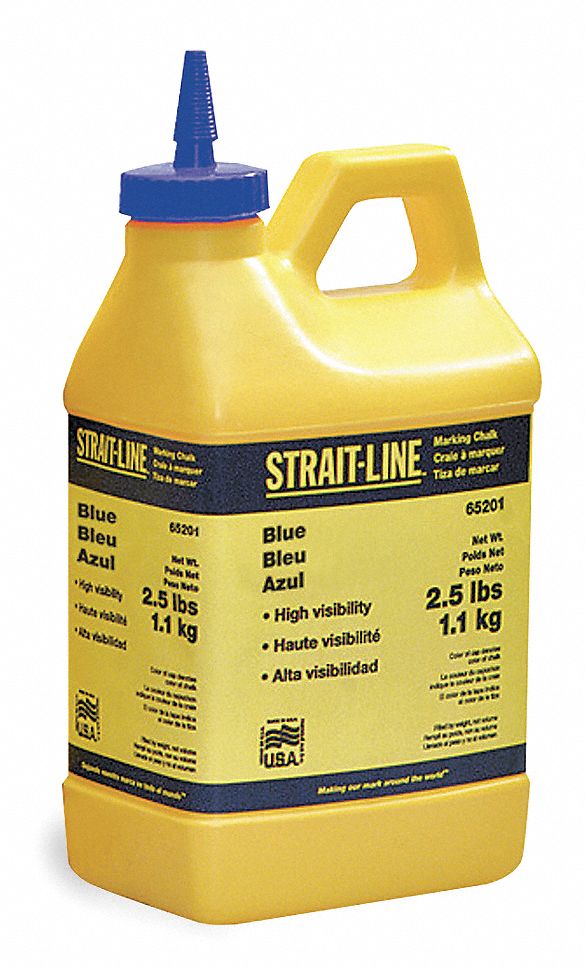 IRWIN, Blue, Std, Marking Chalk Refill - 5MD48|65201 - Grainger