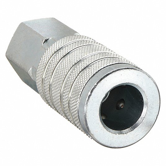AMFLO Quick Connect Hose Coupling: 1/2 in Body Size, 3/8 in Hose Fitting  Size, 3/8