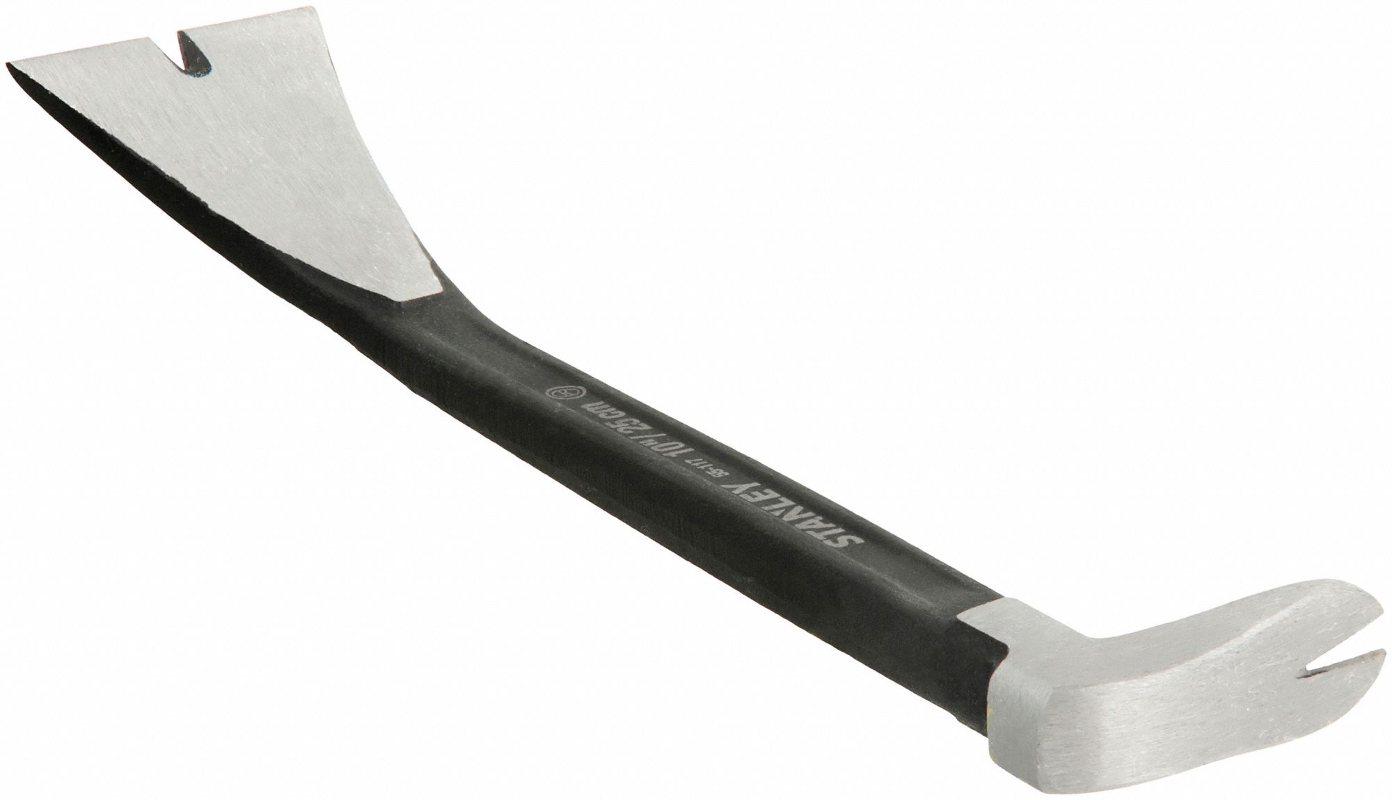 STANLEY Nail Puller/Chisel Scraper Claw End, 10 in Overall Lg, 7/16 in