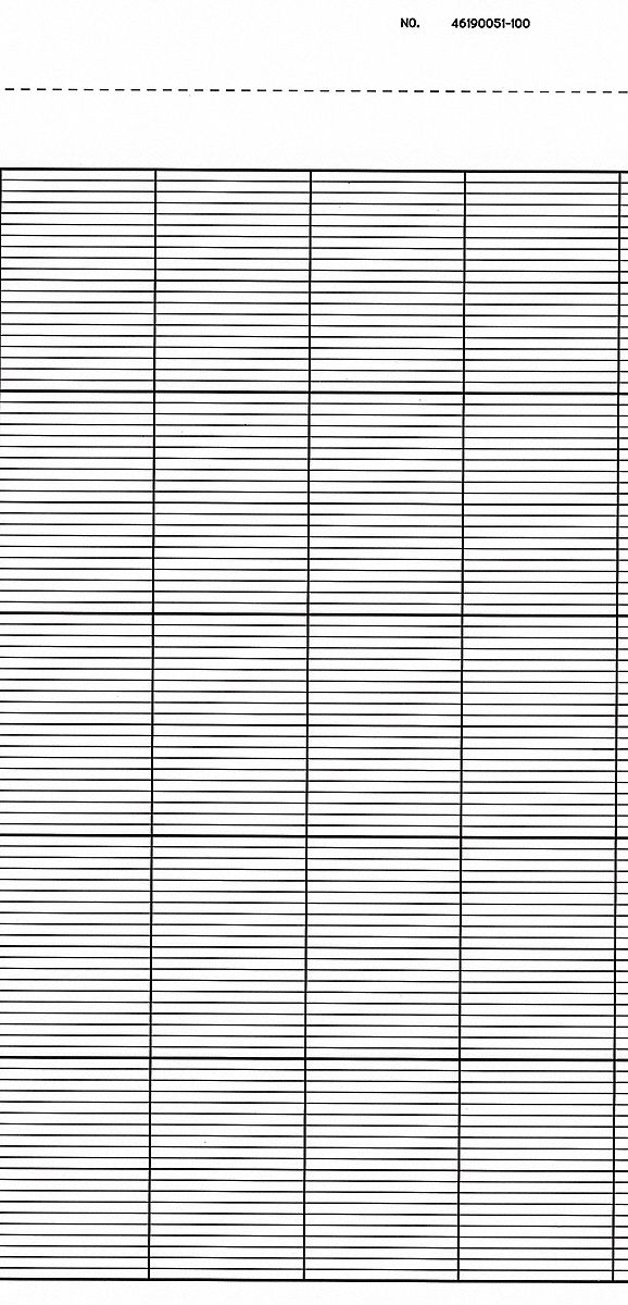 Lot of 10 NEW Honeywell Paper Strip Chart Recorder Roll 100-055 