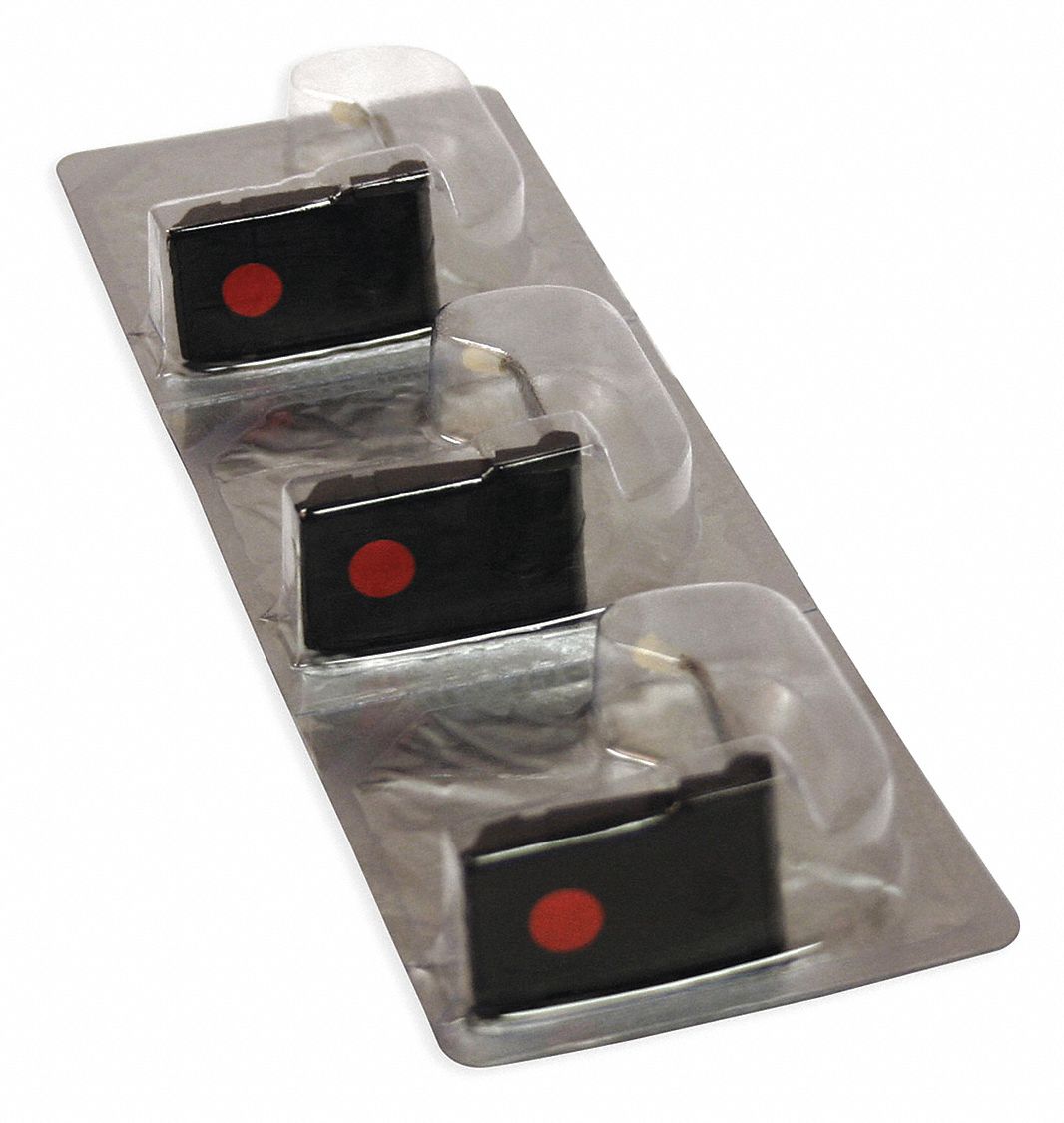 Pen: Pens, Yokogawa, Red, B9902AM, 1.82 in Nib Lg, 3 Pens Included, Pen, 3 PK