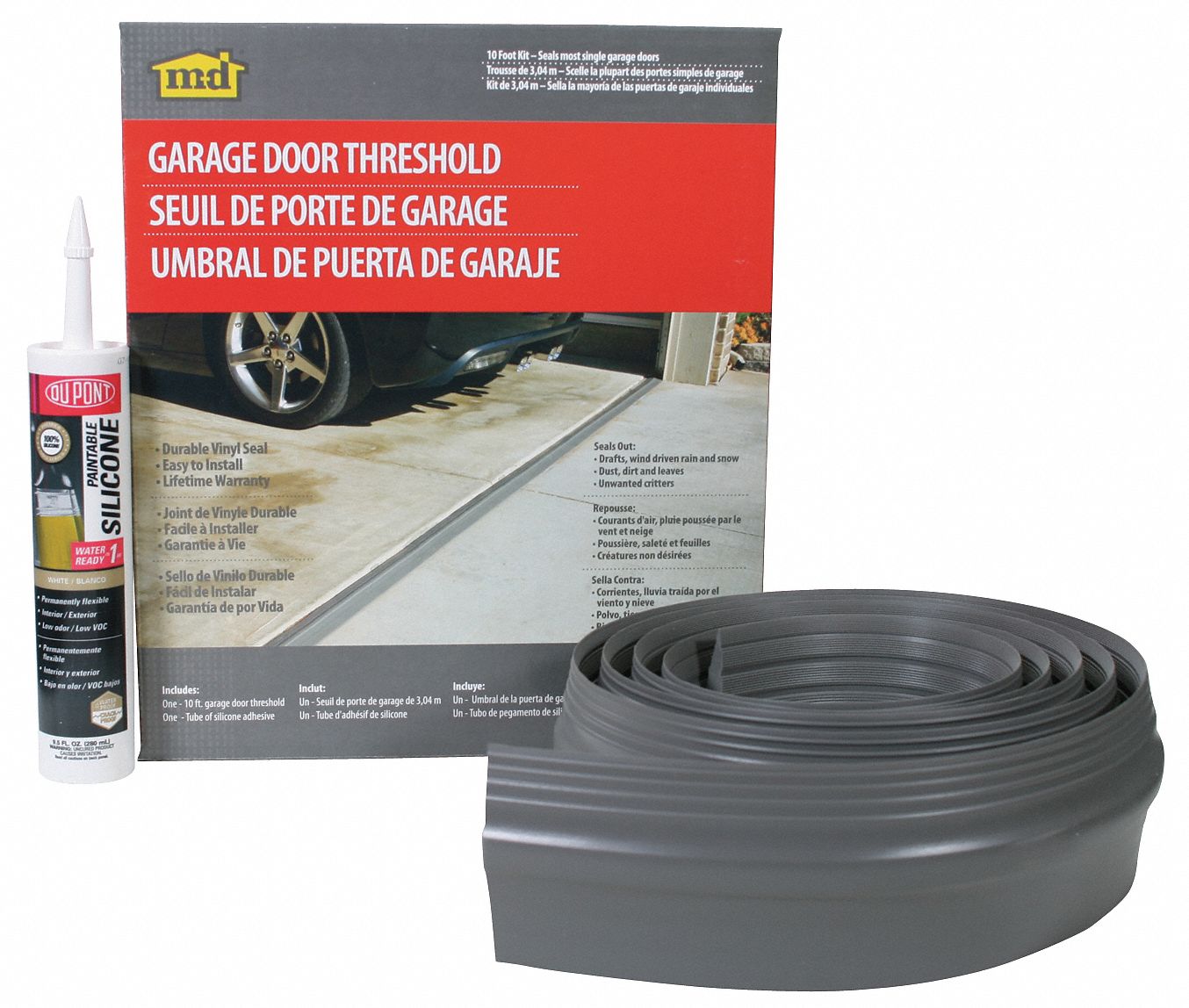 5MFH0 - Garage Door Threshold Kit Smooth/Fluted