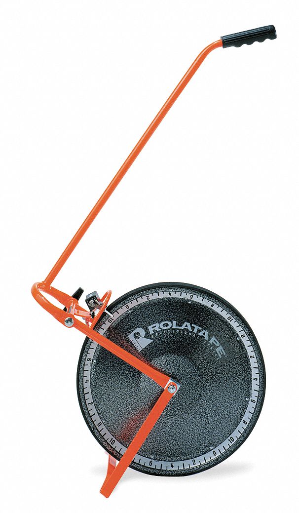 ROLATAPE Mechanical Measuring Wheel, Outdoor, 4 ft Cir. Single Wheel