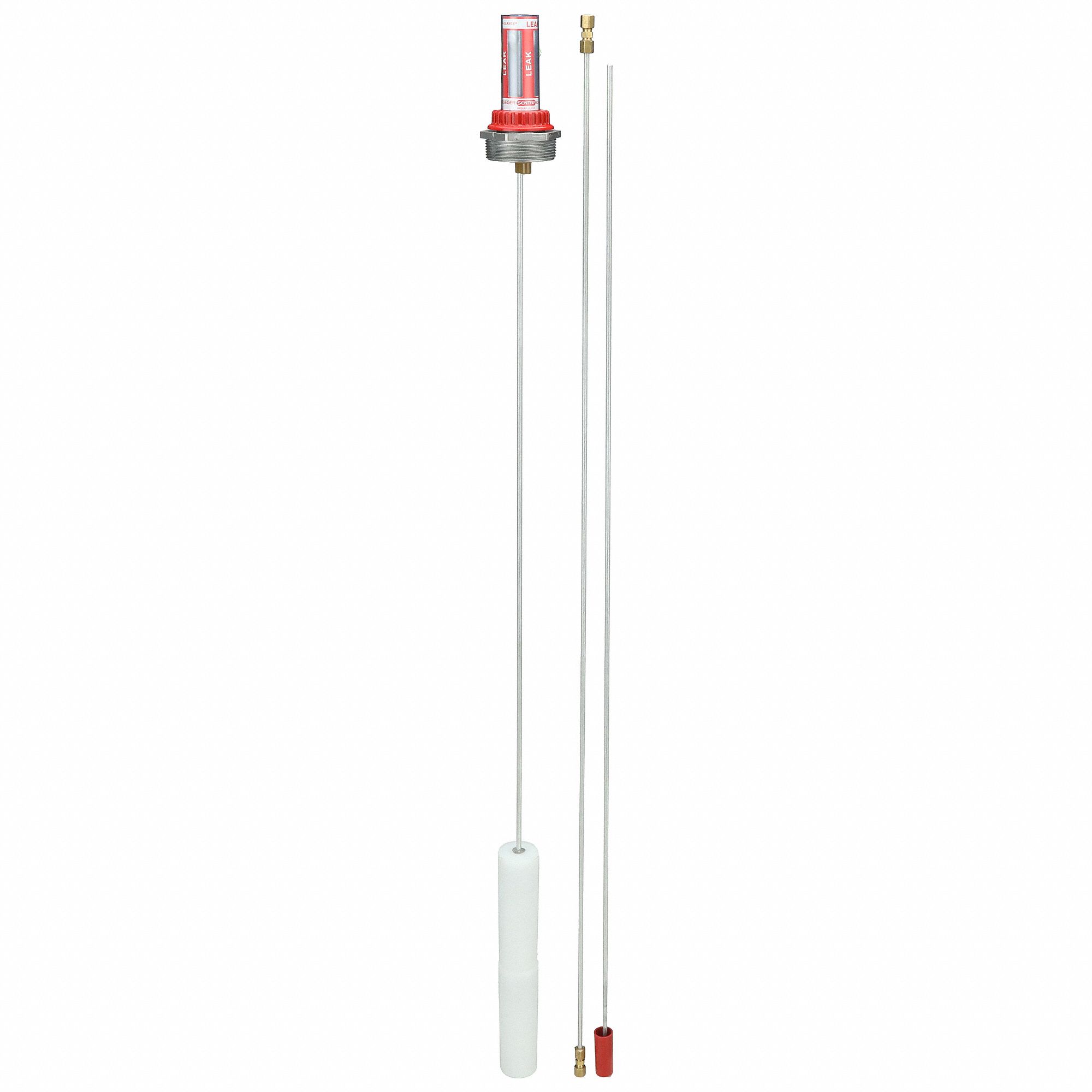 Leak Gauge: For 120 in Container Dp, 2 in, Aluminum / Polypropylene Coated Cork