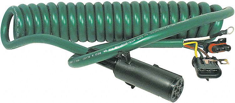 Coiled ABS Power Cord