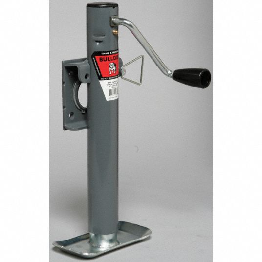 BULLDOG, Sidewind Trailer Jack, 3,000 lb Static Load Capacity, Trailer