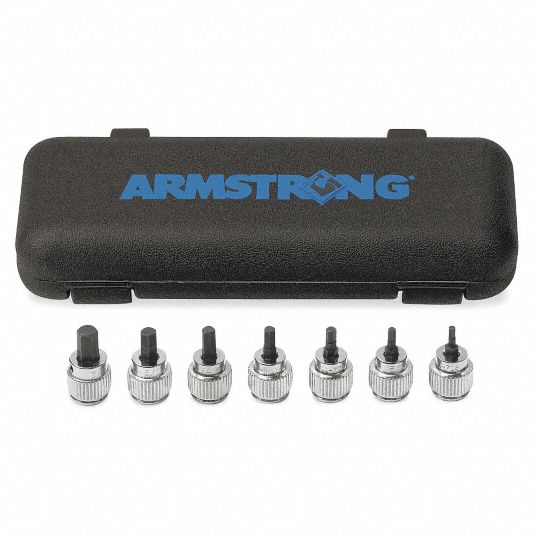 Hex Bit Set,7 Pieces - Grainger