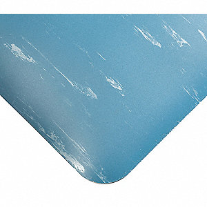 ULTRASOFT TILE-TOP AM MAT, 4 X 60 FT, ⅞ IN THICK, BLUE, ANTIMICROBIAL, RECTANGLE