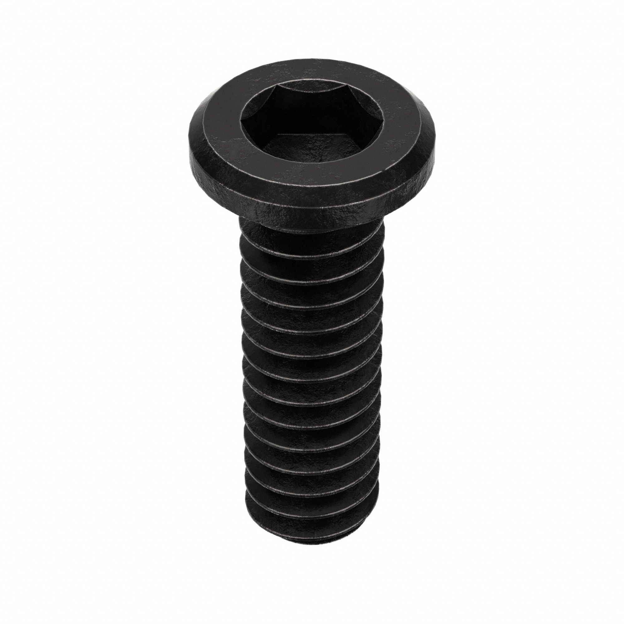 SOCKET HEAD CAP SCREW, #10-24 THREAD, ⅝ IN L, STANDARD, BLACK OXIDE, ALLOY STEEL, 100 PK