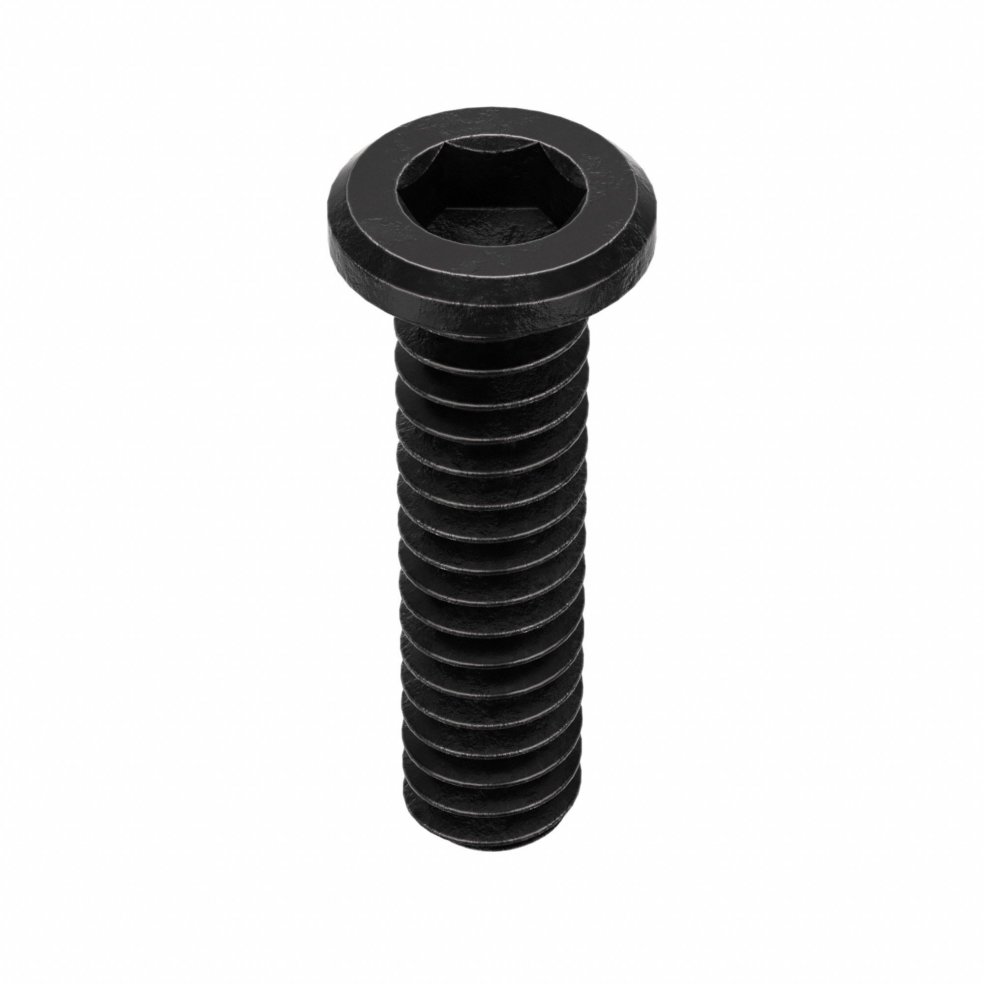 SOCKET HEAD CAP SCREW, #10-24 THREAD, ¾ IN L, STANDARD, BLACK OXIDE, ALLOY STEEL, 100 PK