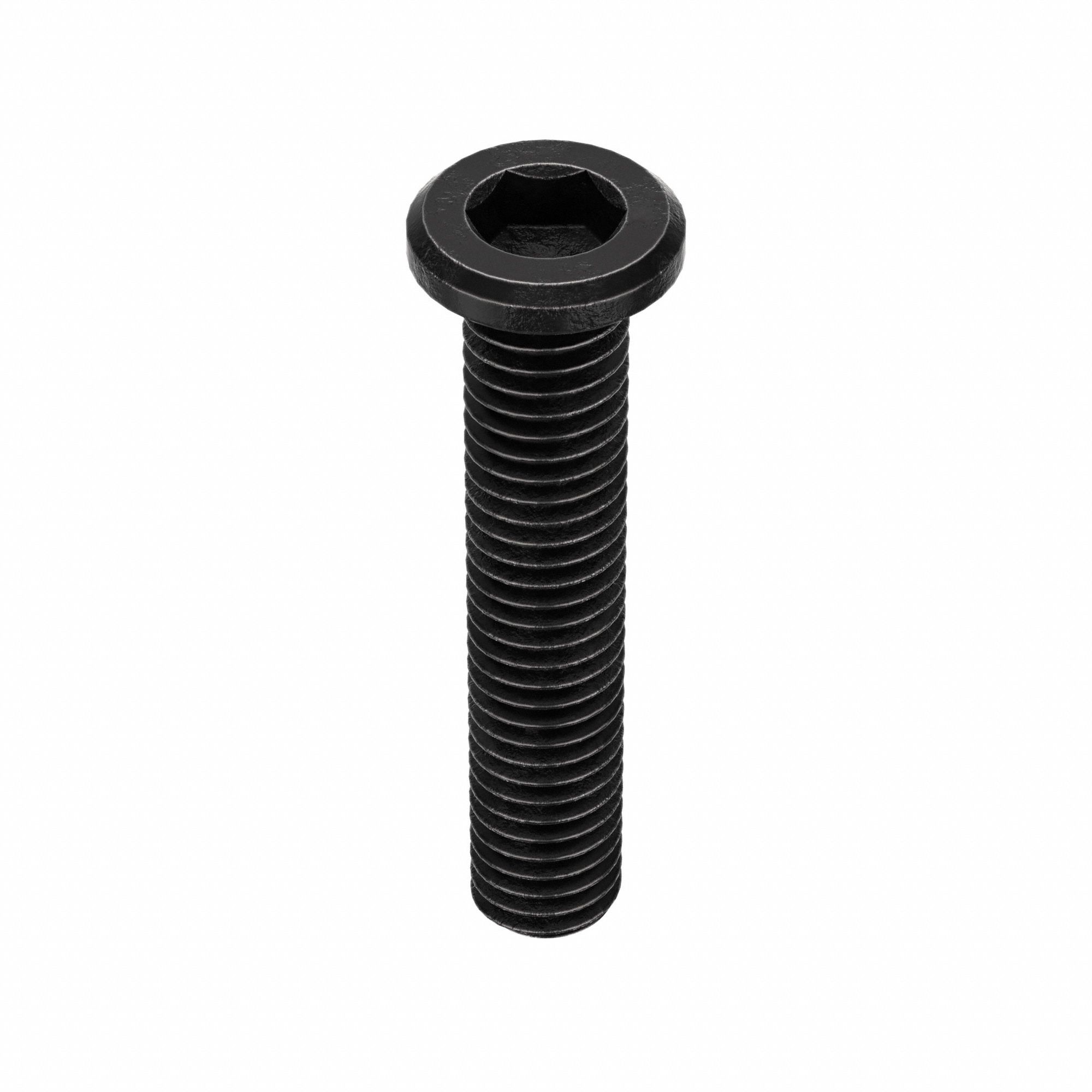 Socket Head Cap Screw: #10-32 Thread Size, 1 in Lg, Std, Black Oxide, Alloy Steel, 100 PK