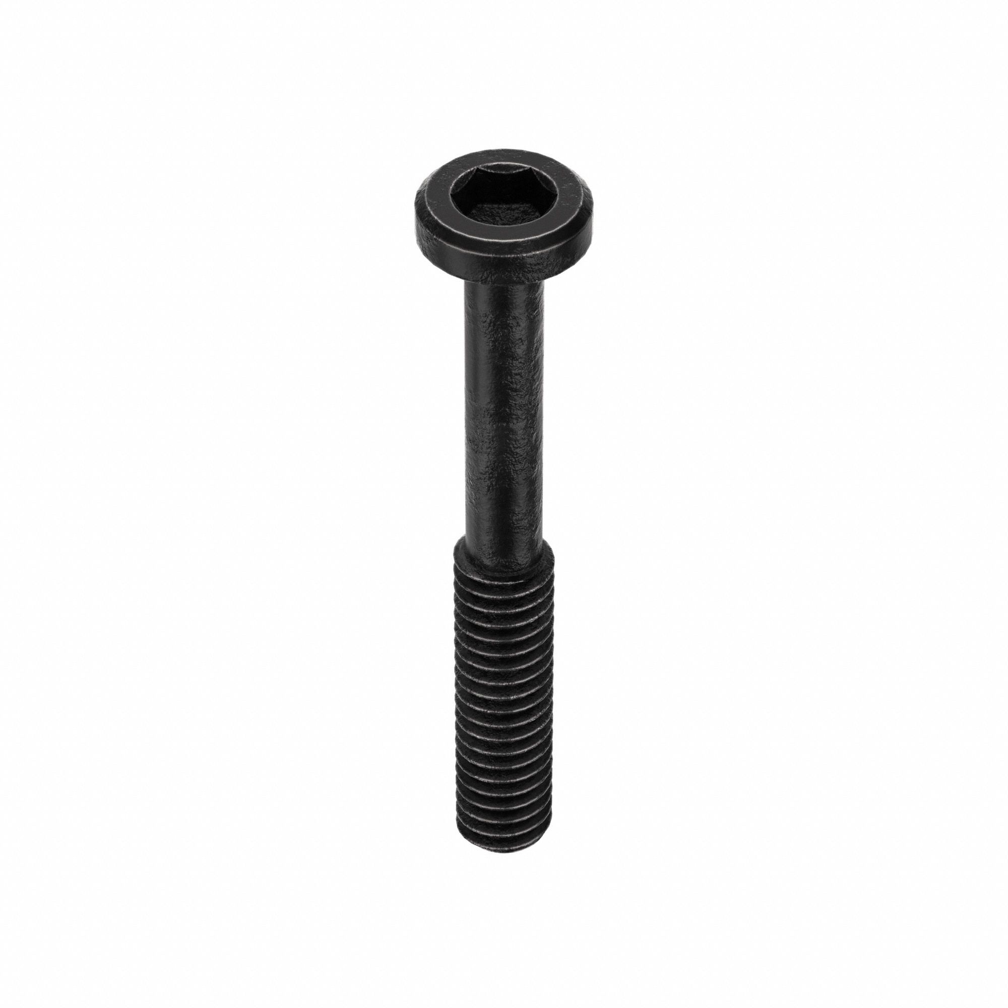 Socket Head Cap Screw: #8-32 Thread Size, 1 1/4 in Lg, Std, Black Oxide, Alloy Steel, 100 PK