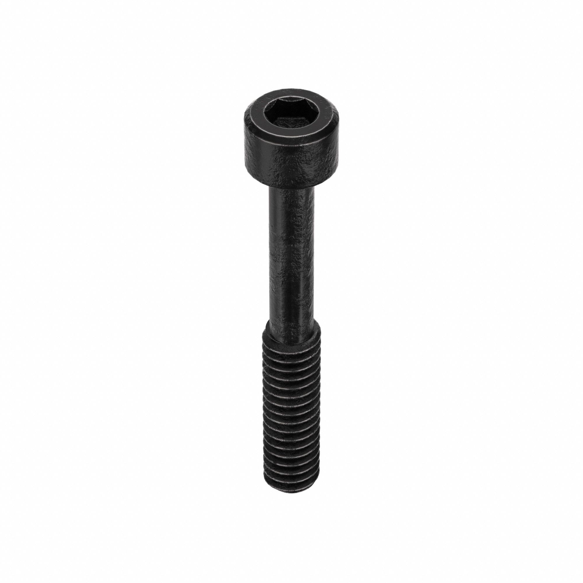 Socket Head Cap Screw: 1/4"-20 Thread Size, 1 3/4 in Lg, Std, Black Oxide, Alloy Steel, 100 PK