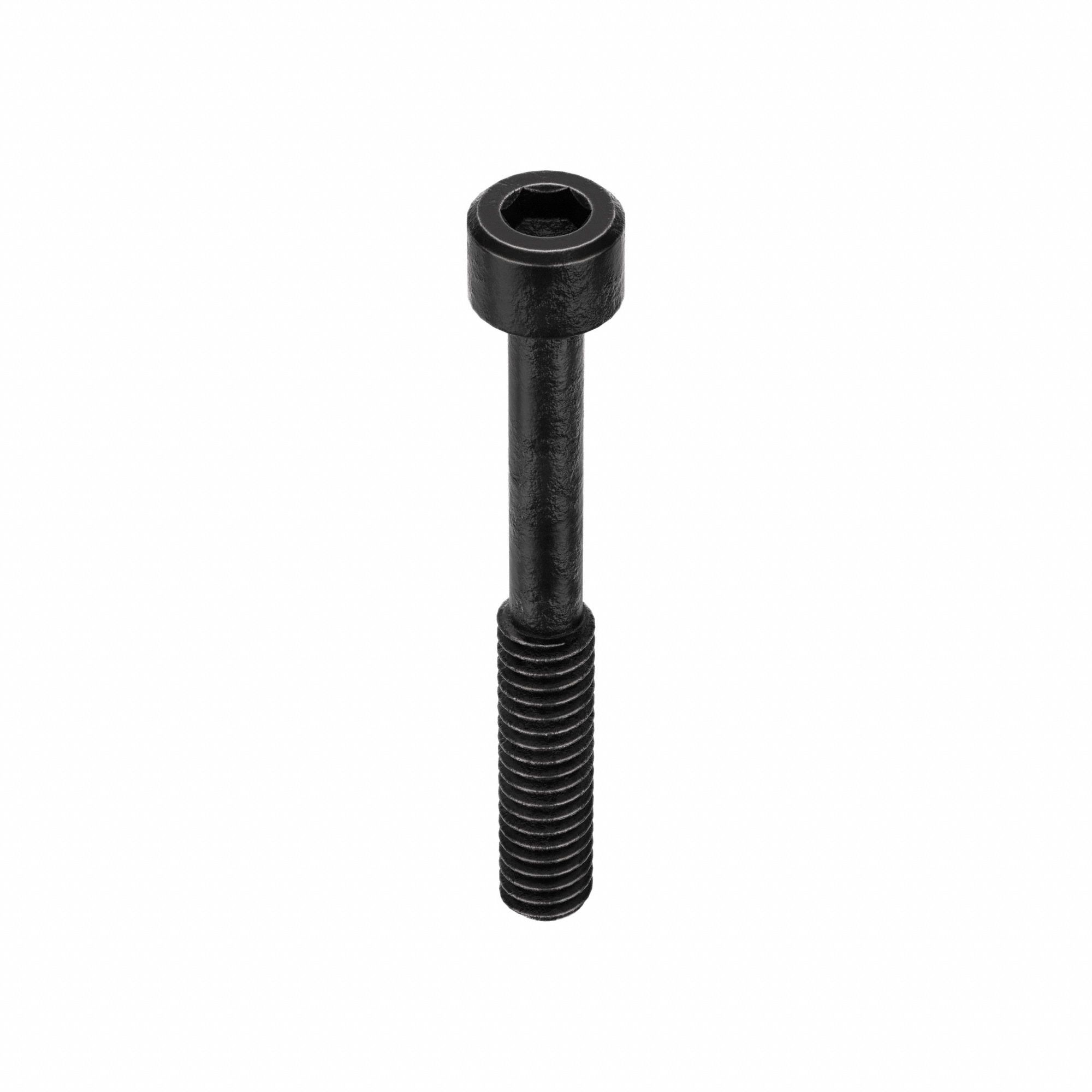 Socket Head Cap Screw: 1/4"-20 Thread Size, 2 in Lg, Std, Black Oxide, Alloy Steel, 100 PK