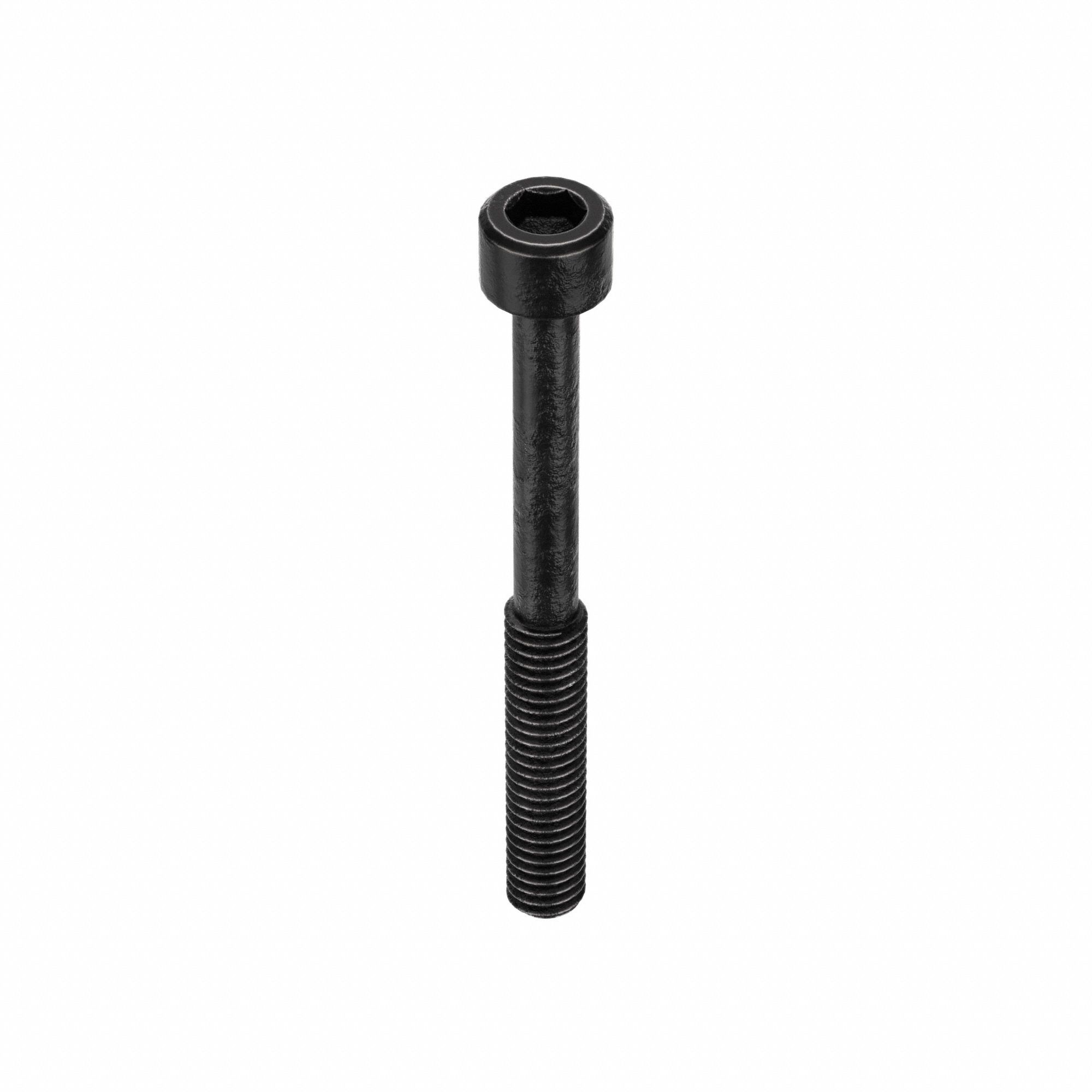 Socket Head Cap Screw: 5/16"-18 Thread Size, 3 in Lg, Std, Black Oxide, Alloy Steel, 100 PK