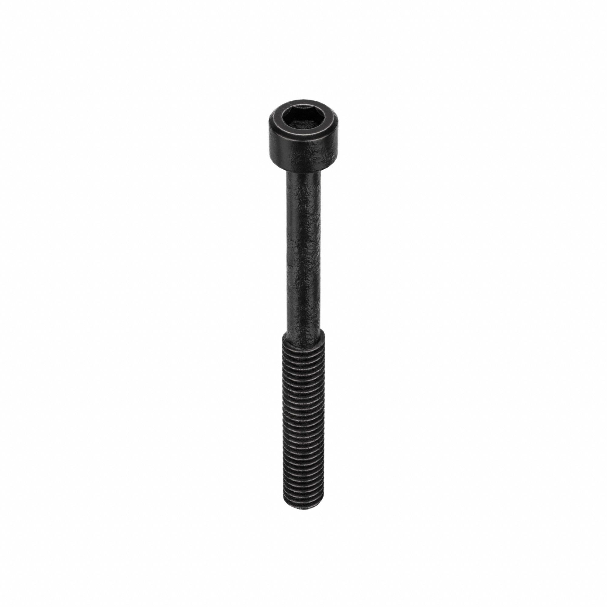 Socket Head Cap Screw: 5/16"-18 Thread Size, 3 1/4 in Lg, Std, Black Oxide, Alloy Steel, 50 PK