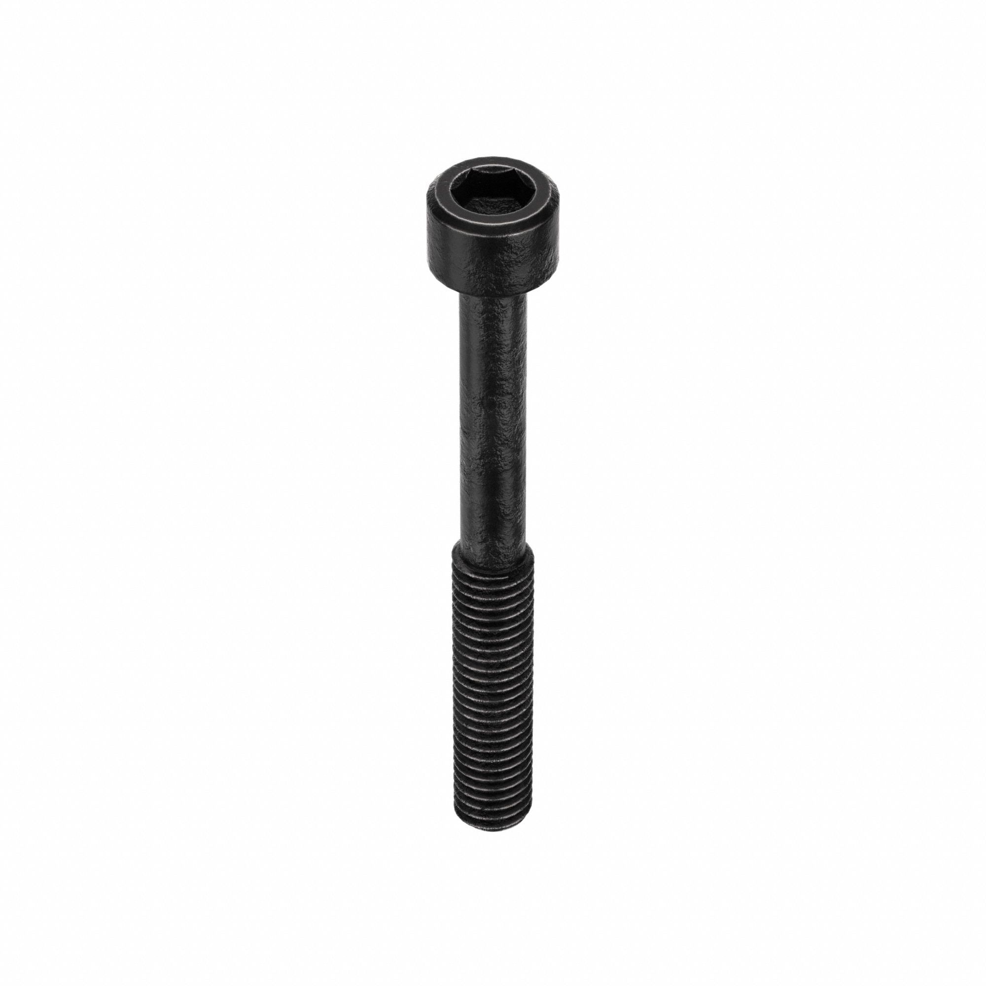 Socket Head Cap Screw: 3/8"-16 Thread Size, 3 1/4 in Lg, Std, Black Oxide, Alloy Steel, 50 PK