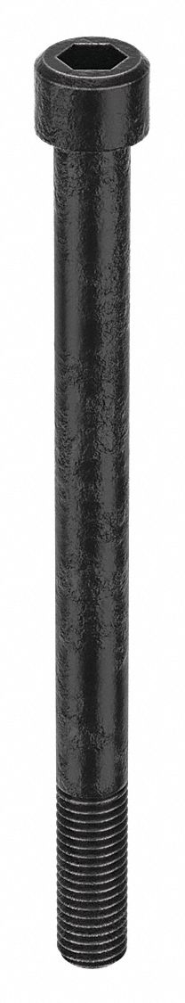 Socket Head Cap Screw: 5/8"-11 Thread Size, 8 in Lg, Std, Black Oxide, Alloy Steel, 10 PK