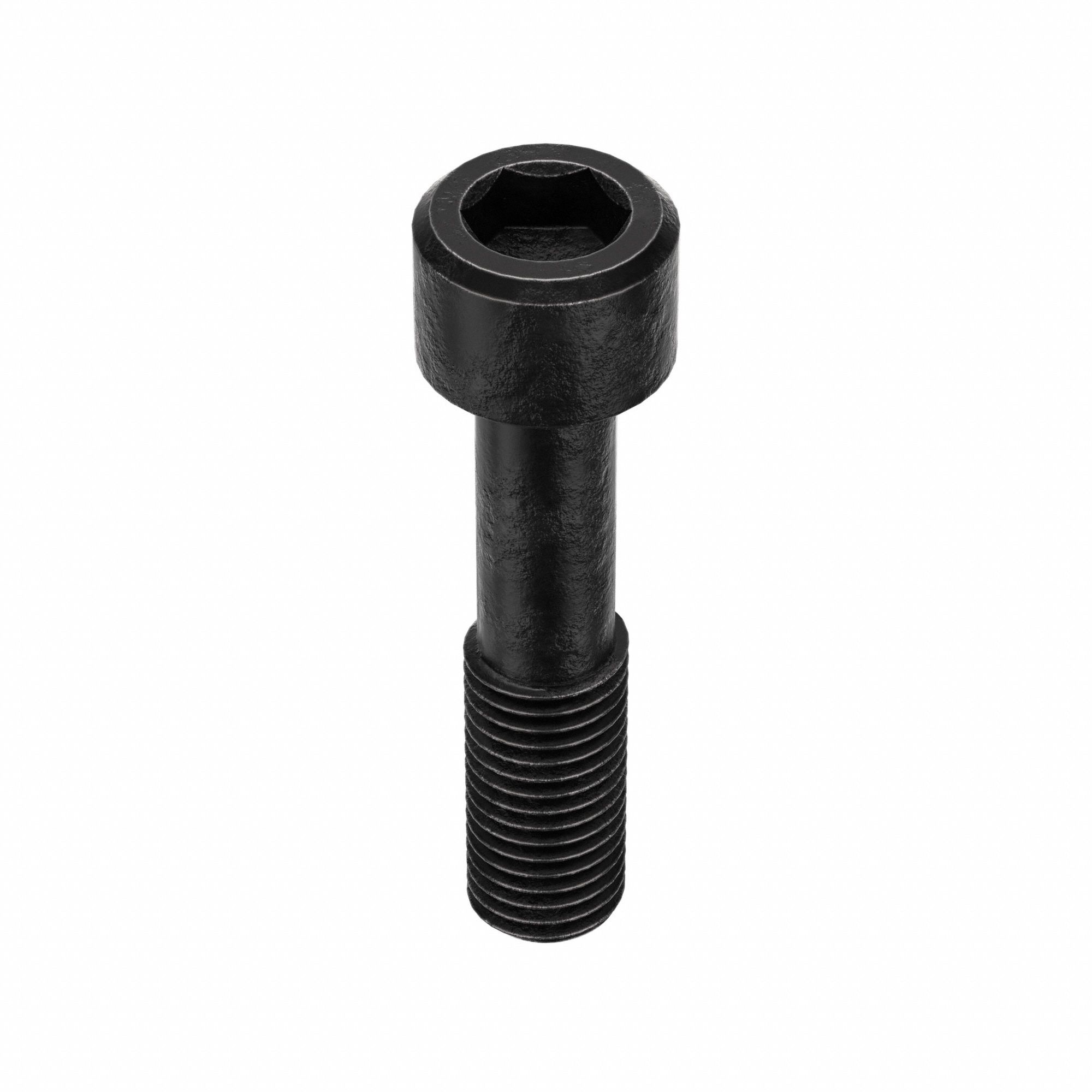 Socket Head Cap Screw: 3/4"-10 Thread Size, 3 1/4 in Lg, Std, Black Oxide, Alloy Steel, 25 PK