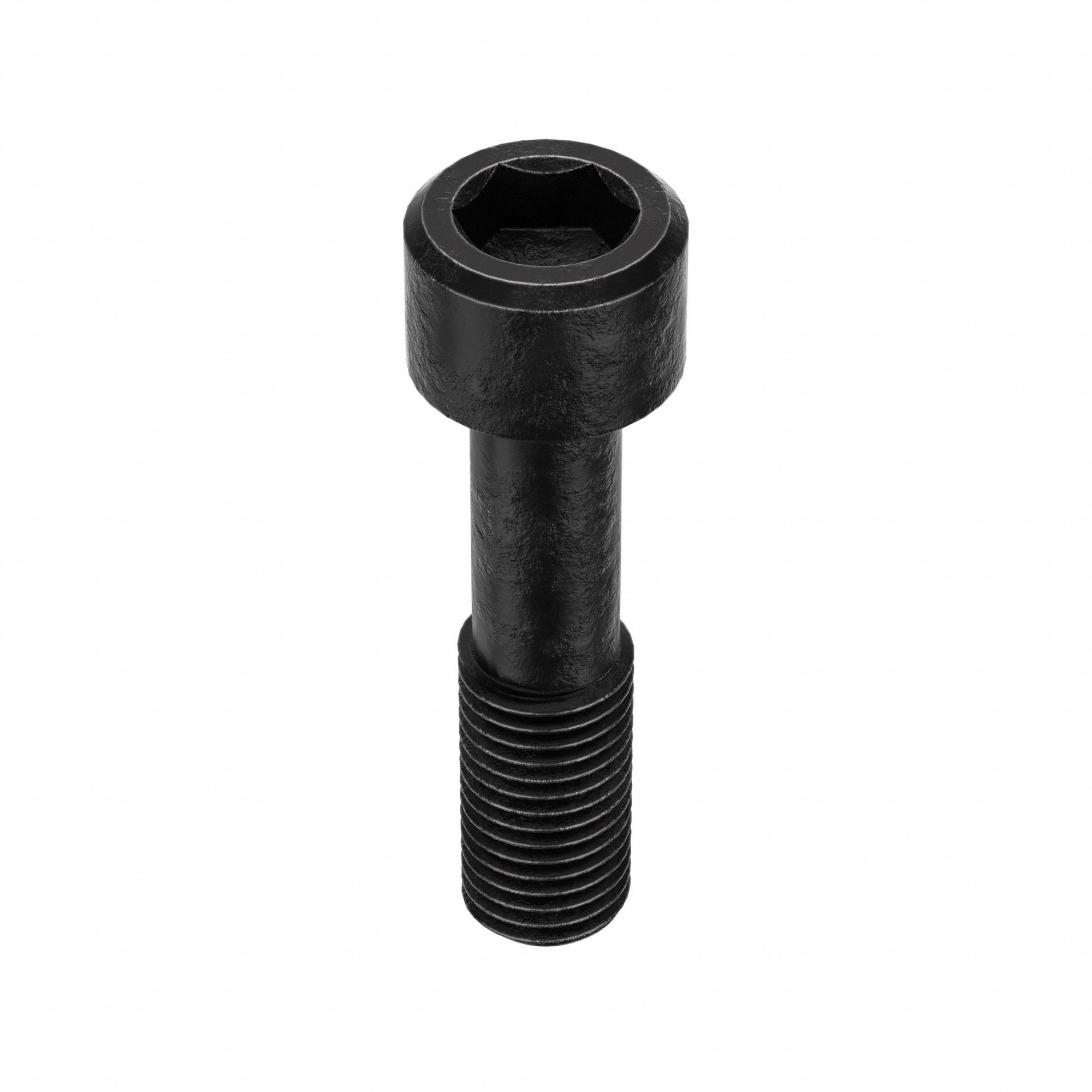Socket Head Cap Screw: 7/8"-9 Thread Size, 3 1/2 in Lg, Std, Black Oxide, Alloy Steel, 10 PK