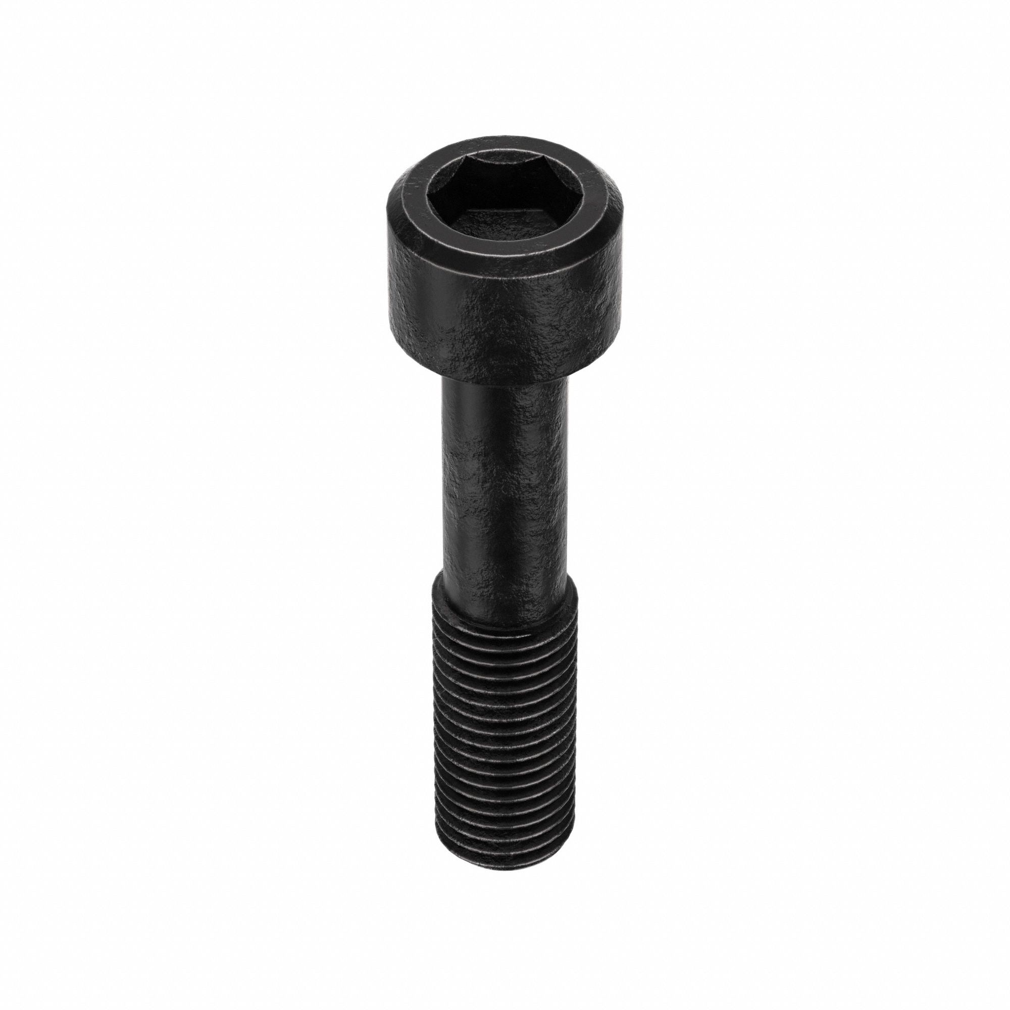 SOCKET HEAD CAP SCREW, ⅞"-9 THREAD, 4 IN L, STANDARD, BLACK OXIDE, ALLOY STEEL, 10 PK