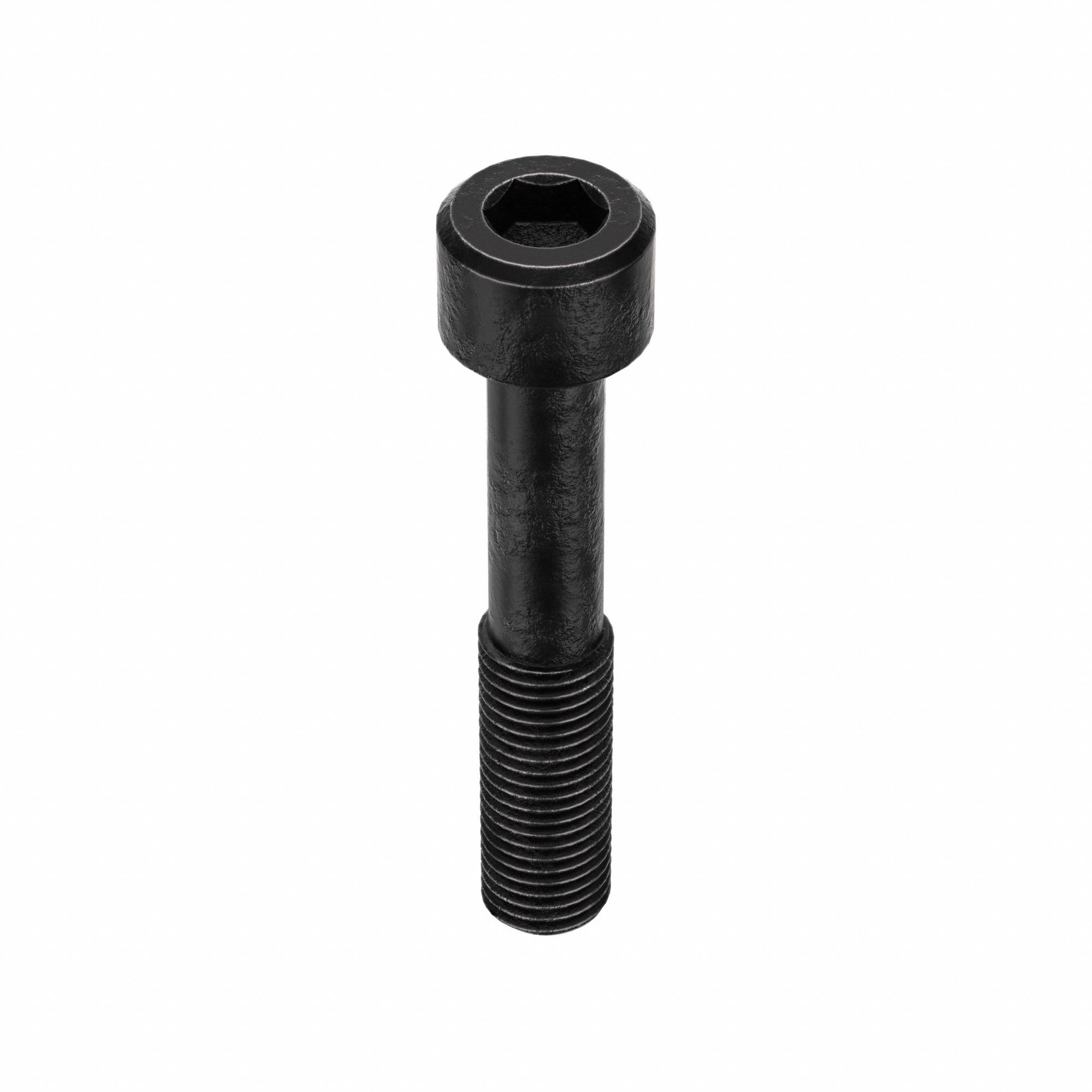 Socket Head Cap Screw: 1"-8 Thread Size, 5 1/2 in Lg, Std, Black Oxide, Alloy Steel, 10 PK