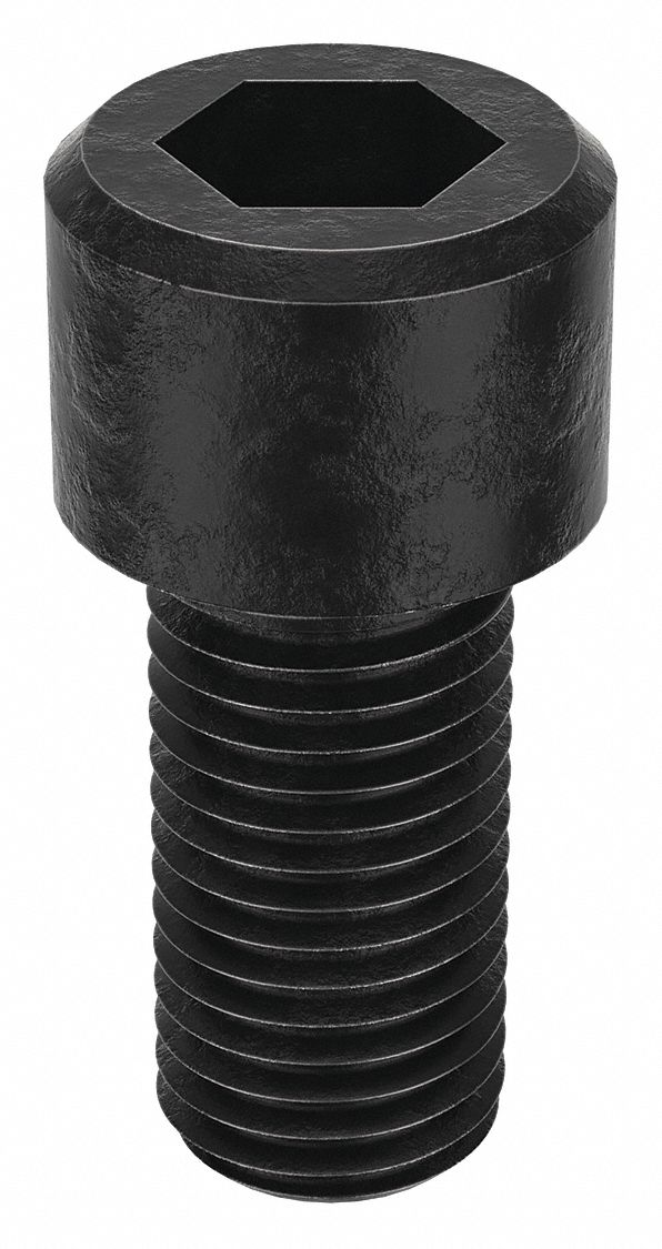 Socket Head Cap Screw: M24x3.00 Thread Size, 50 mm Lg, Std, Black Oxide, Alloy Steel, 10 PK