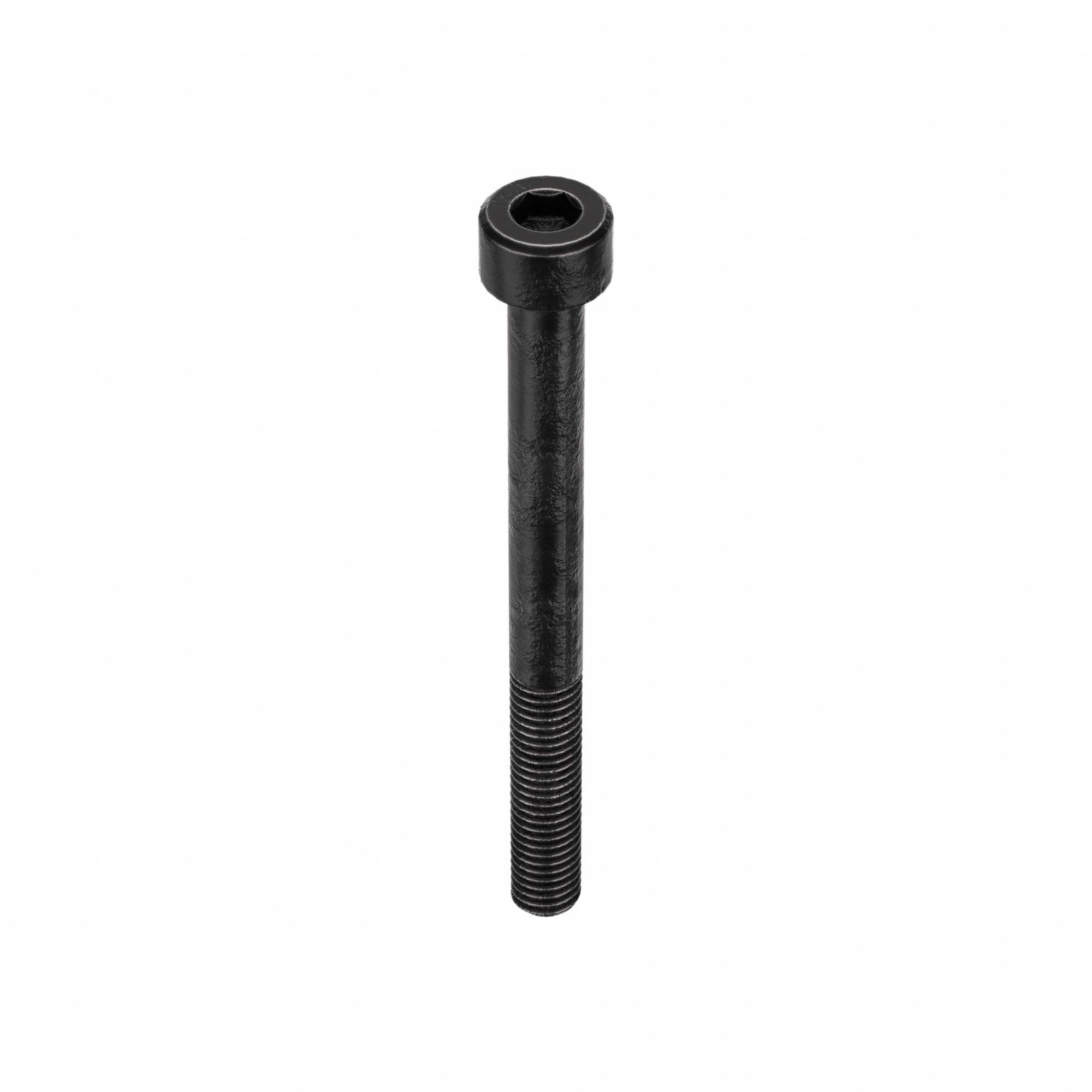 Socket Head Cap Screw: M5x0.80 Thread Size, 55 mm Lg, Std, Black Oxide, Alloy Steel, 100 PK