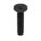 SOCKET FLAT HEAD SCREW, #10-32 THREAD, 1 IN L, FLAT, BLACK OXIDE, ALLOY STEEL, 100 PK