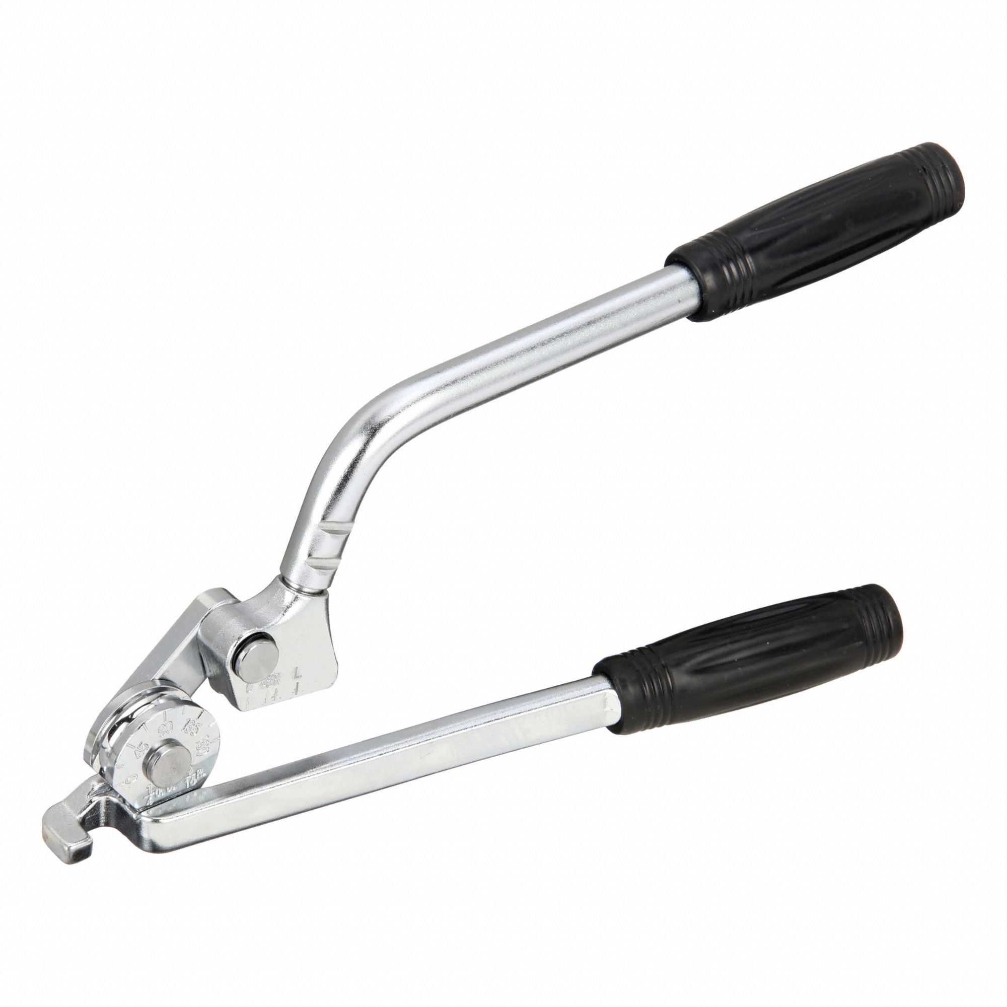 Tube Bender: Angle Markings From 0 to 180°, 1/4 in Tubing Outside Dia - Max, 9/16 in